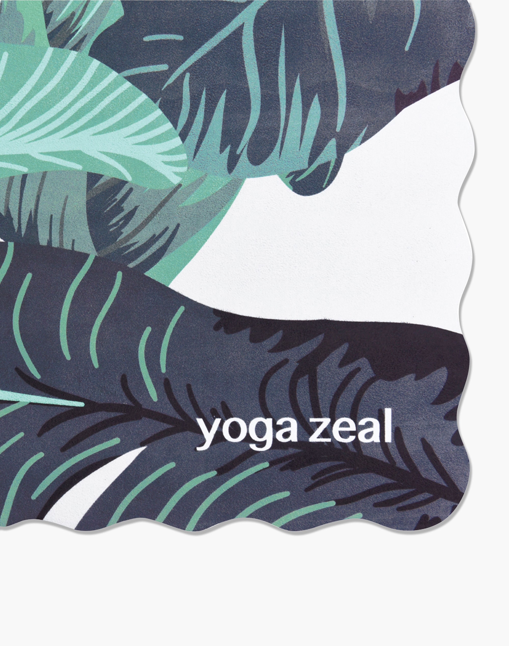 Yoga Zeal Tropical Banana Leaf Wavy Mat