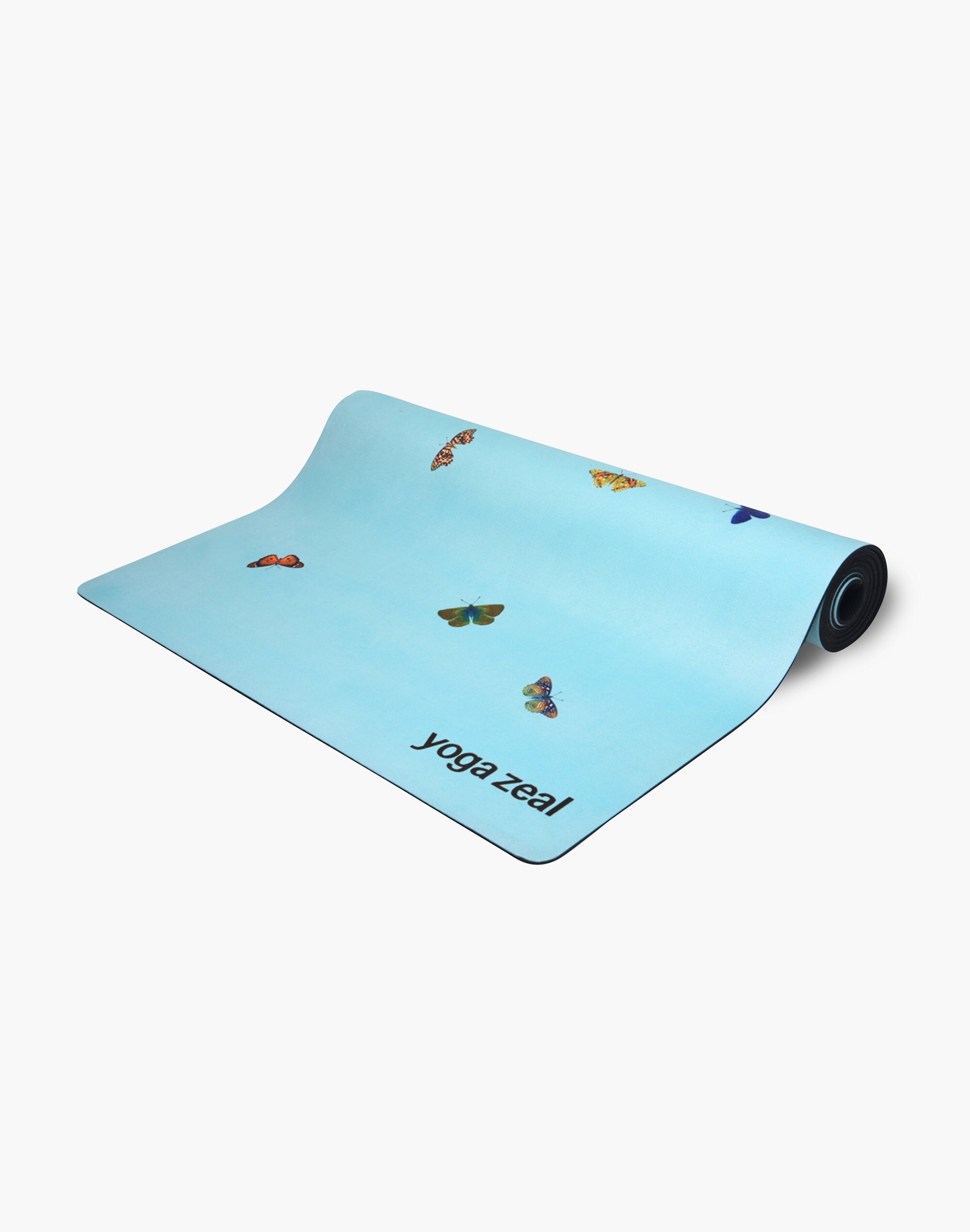 Yoga Zeal Butterfly Mat in Light Blue