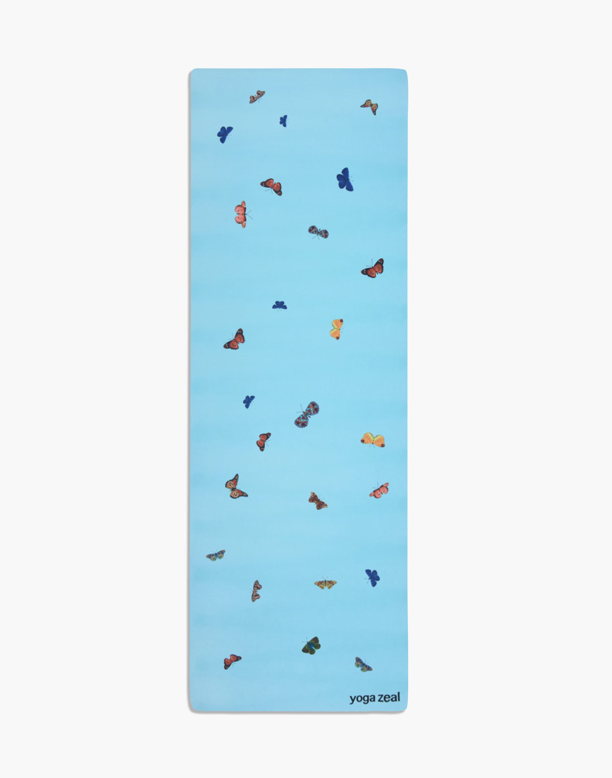 Yoga Zeal Butterfly Mat in Light Blue