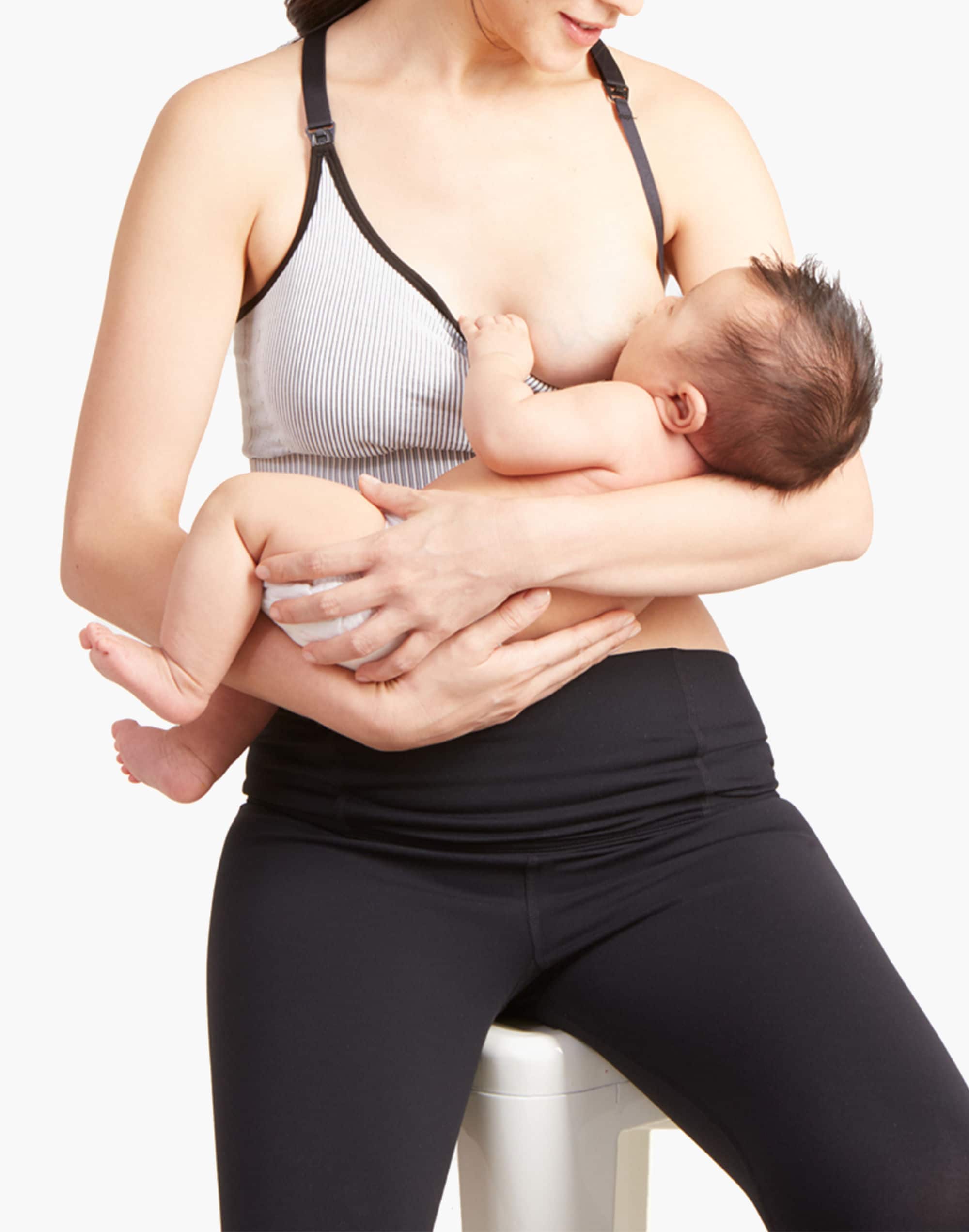 Ingrid and Isabel® Maternity Seamless Nursing Sports Bra