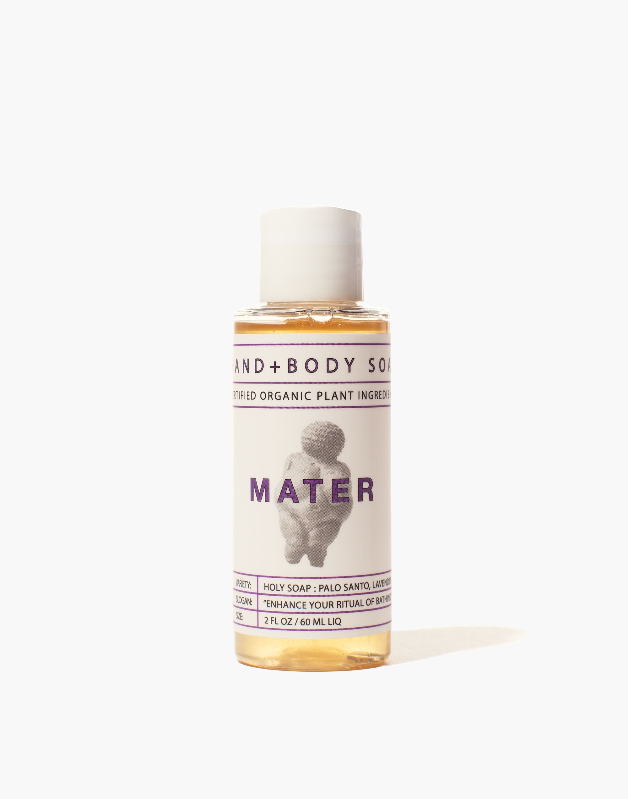 Mater Soap Two-Ounce Holy Hand and Body Liquid Soap