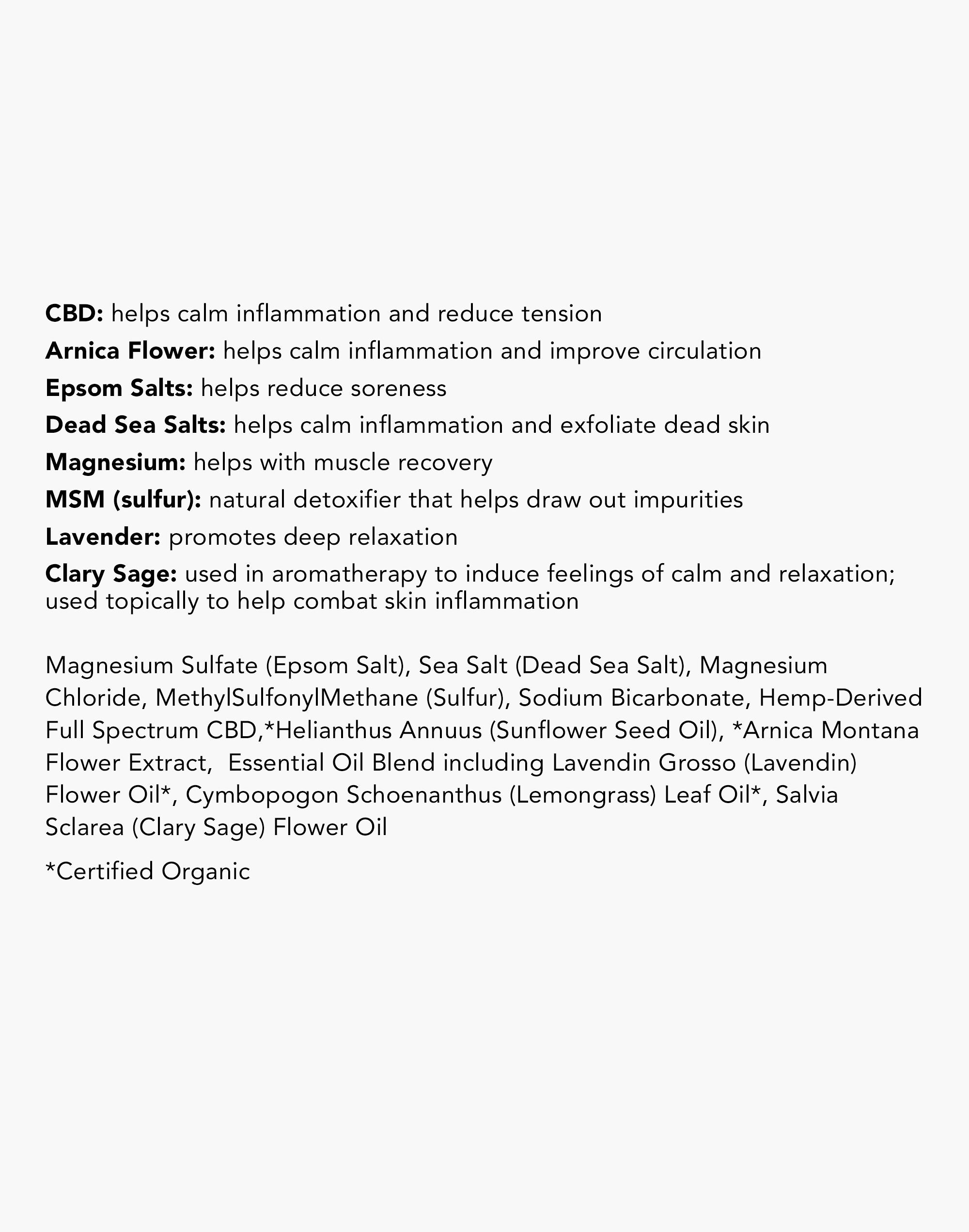 Vertly Muscle Soak Bath Salts