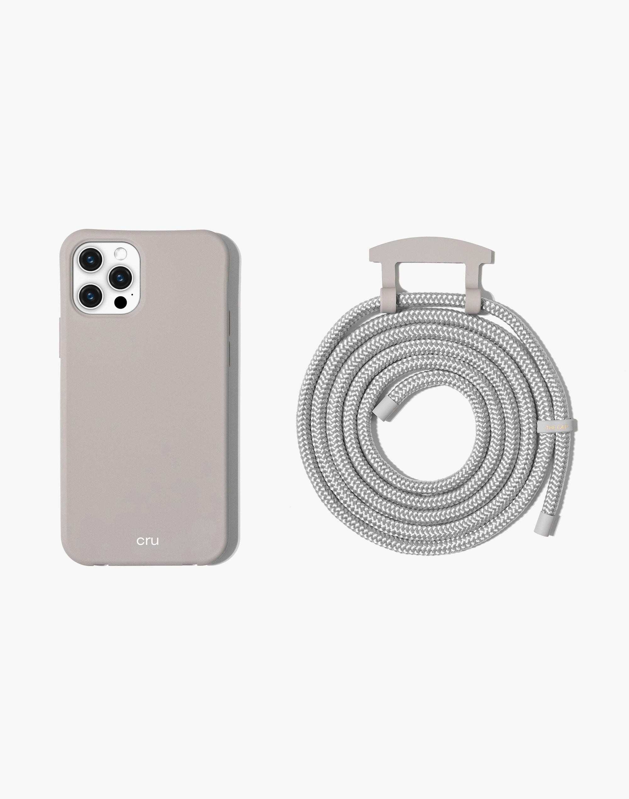 the caep crossbody phone case in cloud monochrome