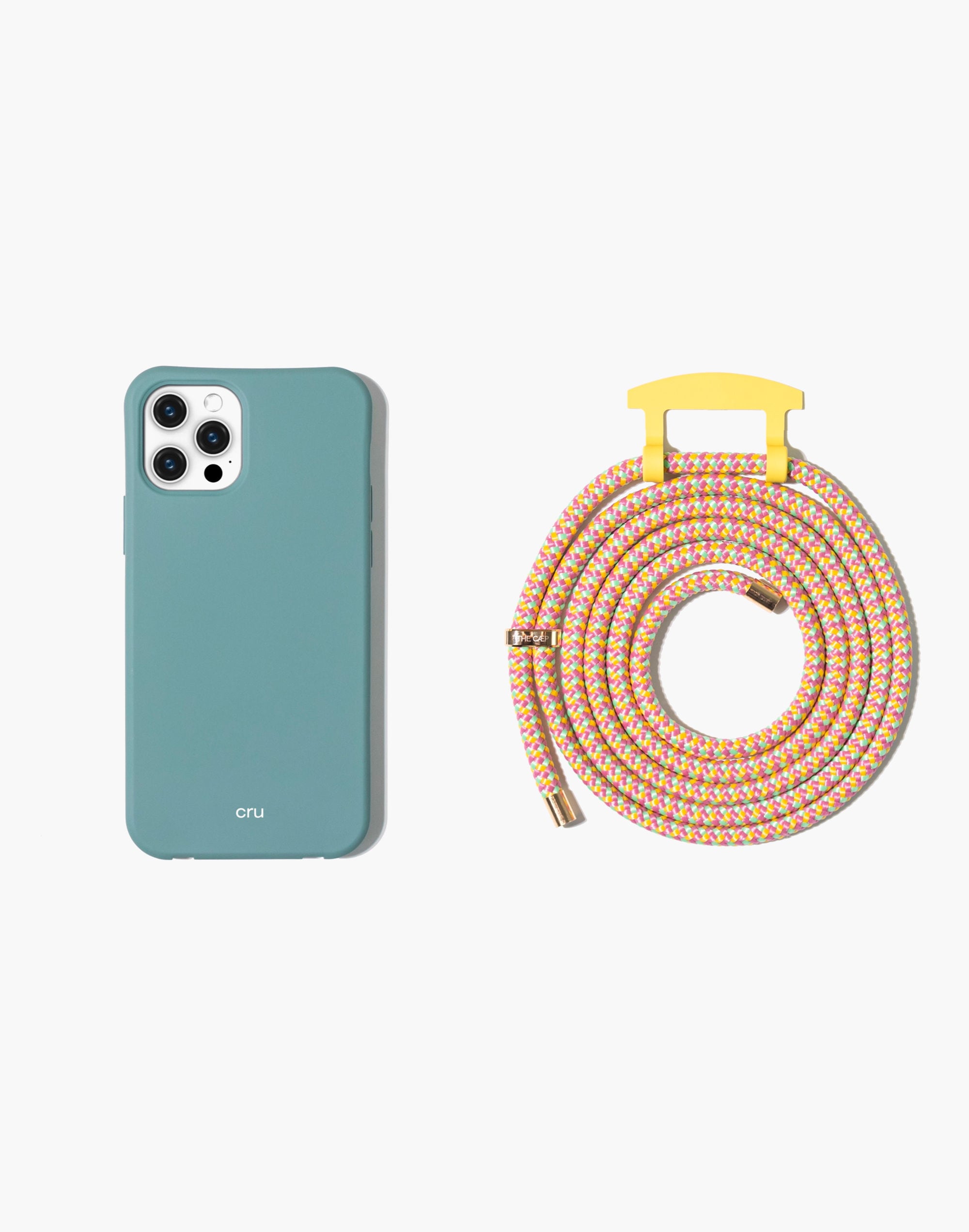 the caep crossbody phone case in queensland and marrakesh gold
