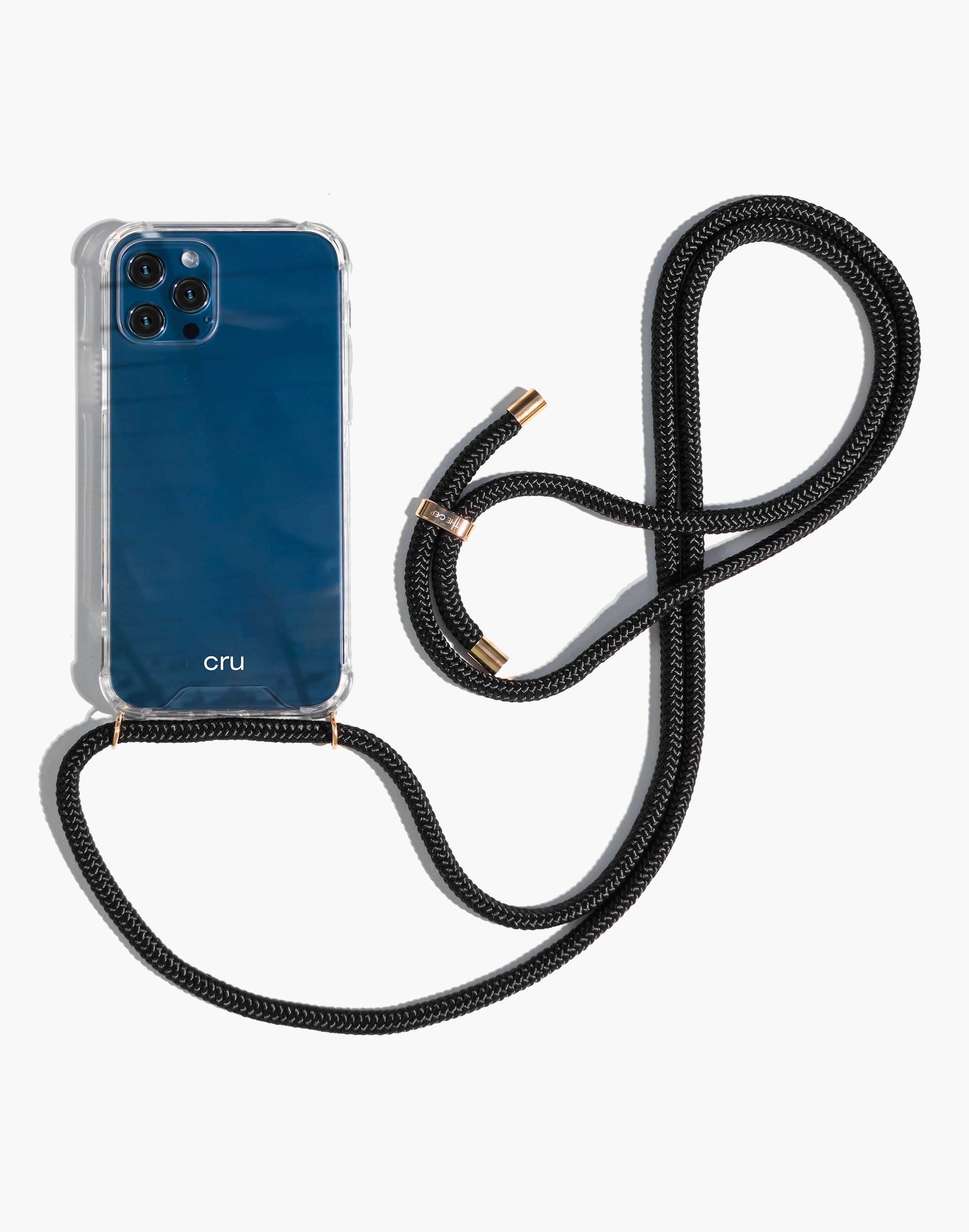 the caep crossbody phone case in tasman