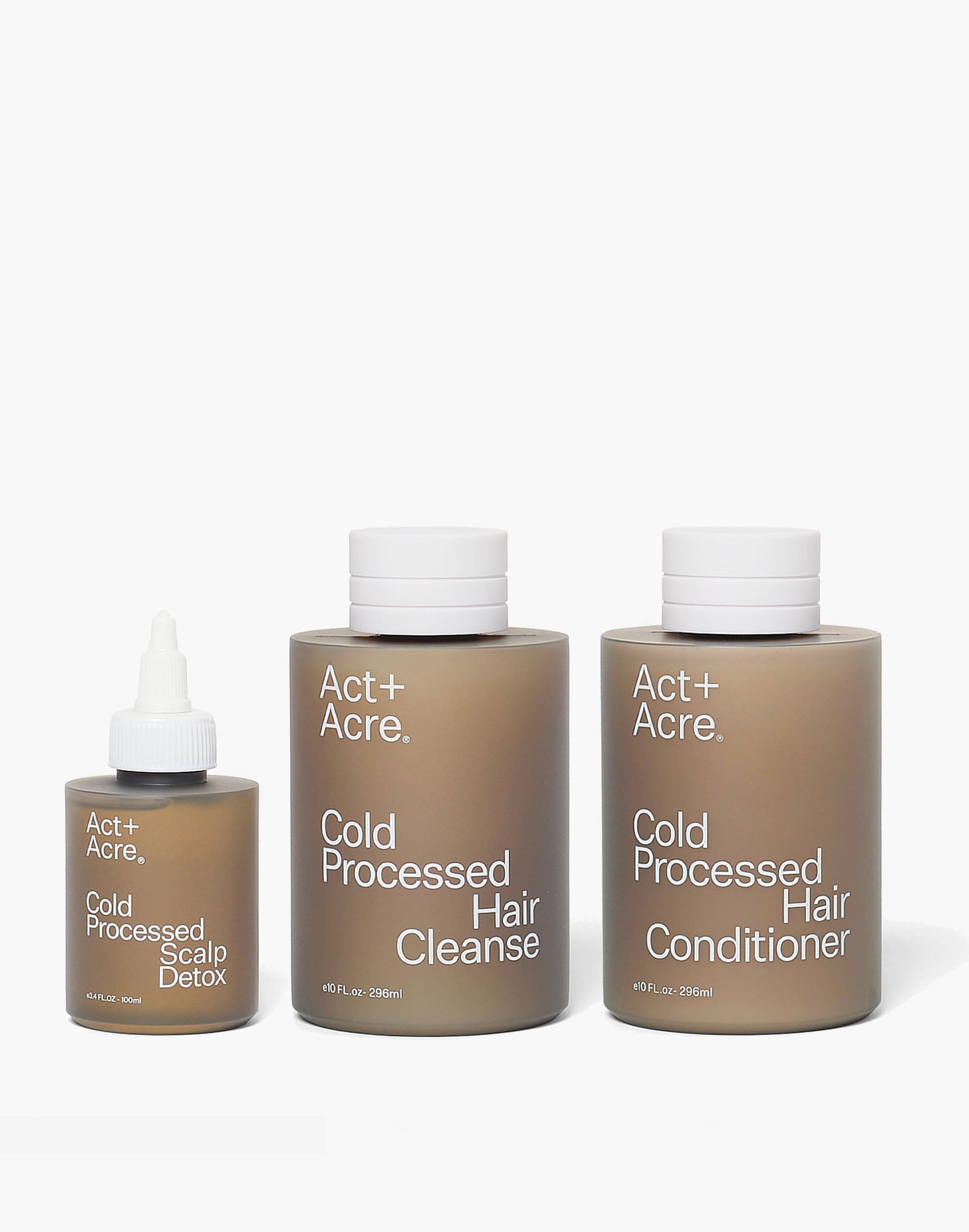 Act+Acre Cold Processed Essentials