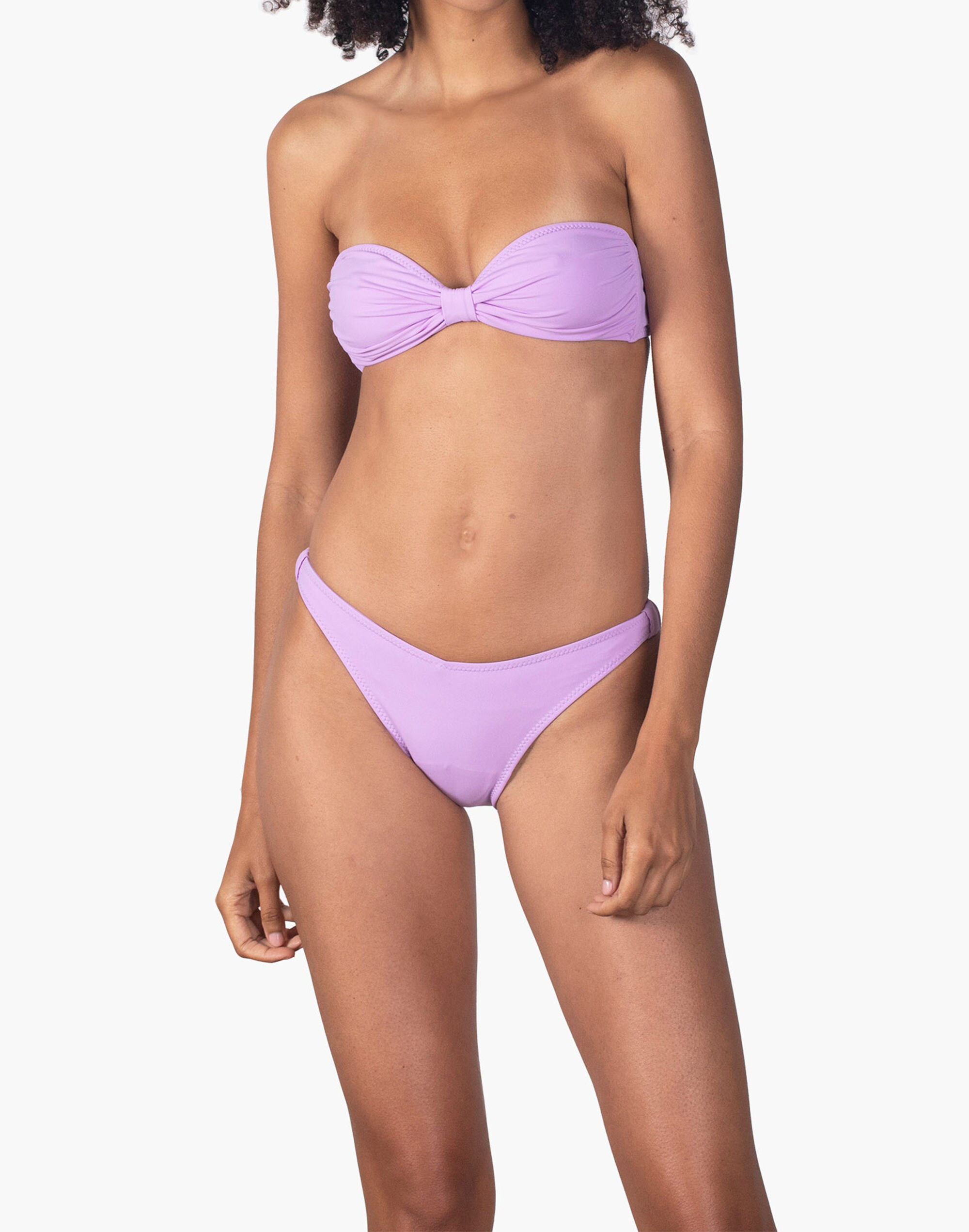 novel swim lavender bikini top