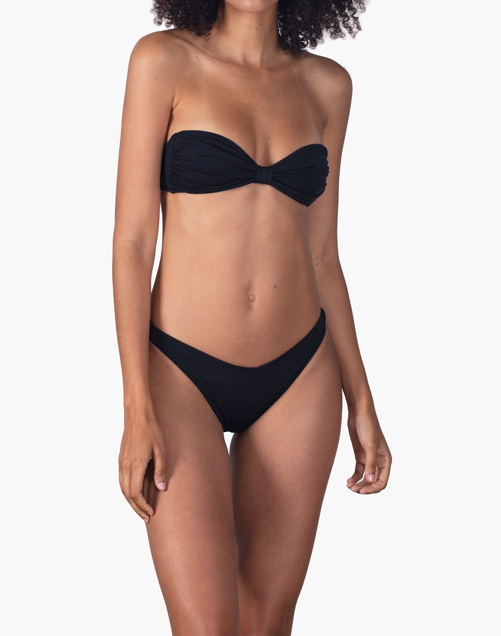 novel swim raven bikini top