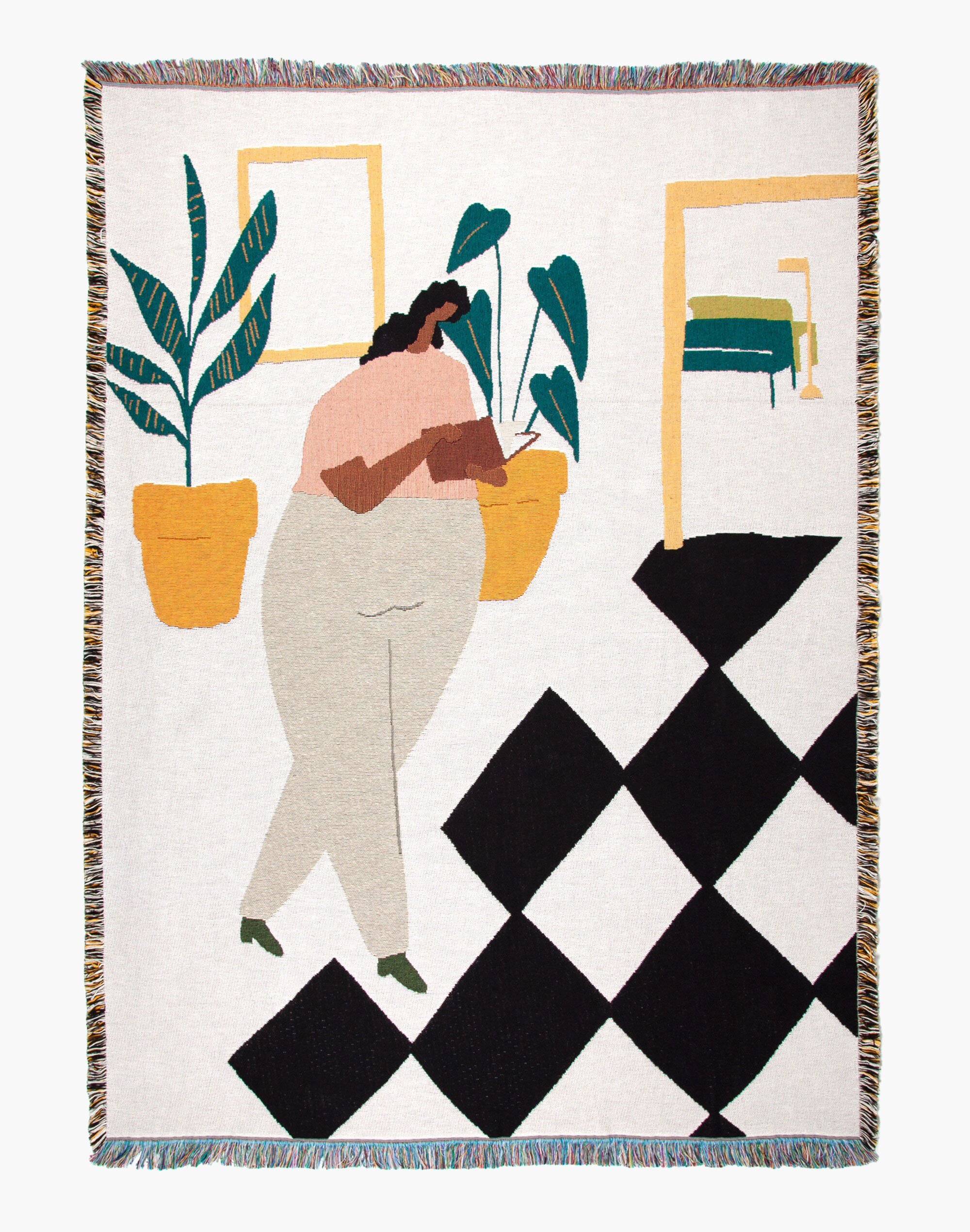 Slowdown Studio Dresden Throw Blanket