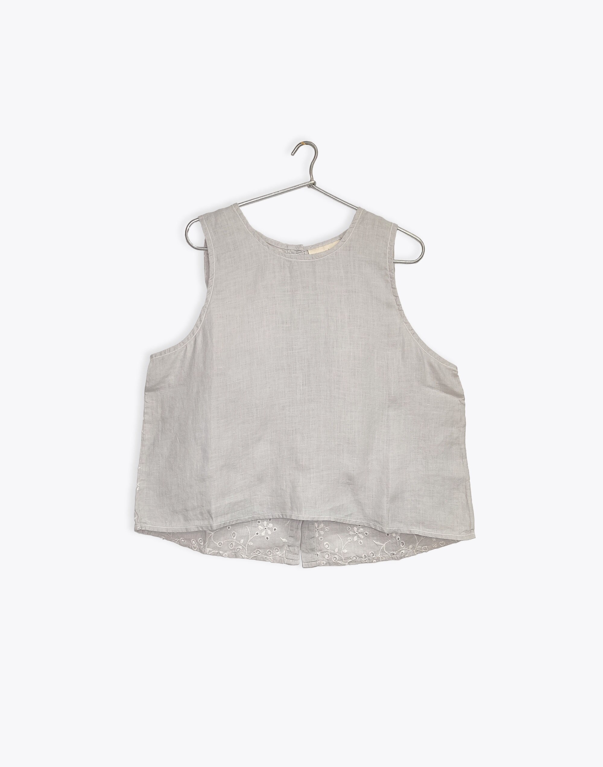 Reistor Hemp Eyelet-Back Sunshine and Streetlights Top