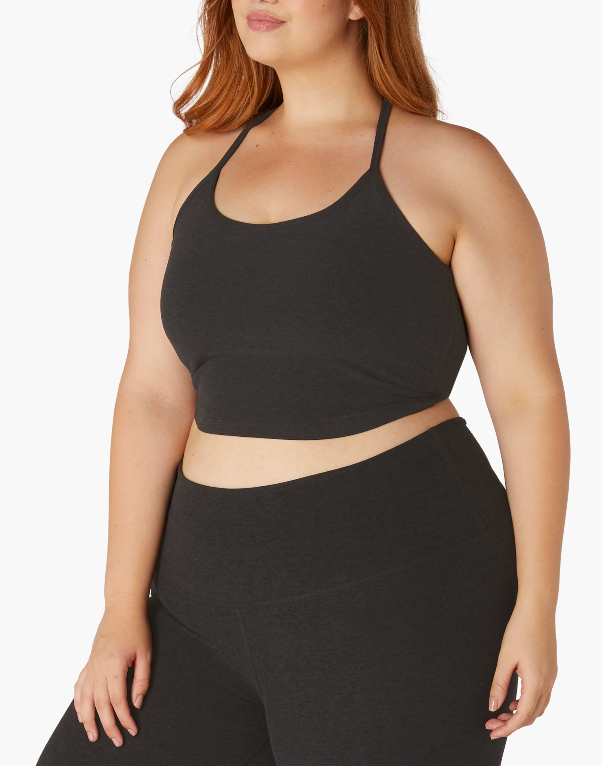Beyond Yoga Plus Spacedye Slim Racerback Cropped Tank (1X-4X)
