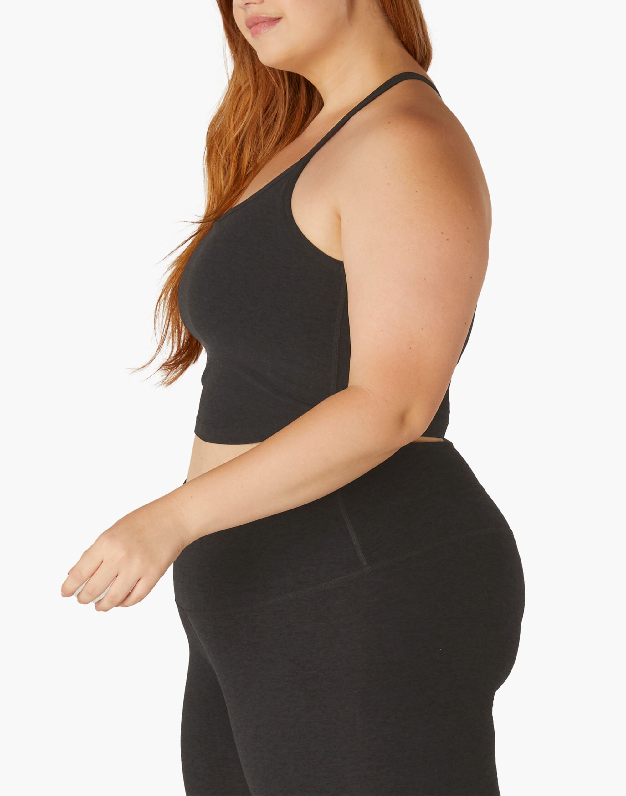 Beyond Yoga Plus Spacedye Slim Racerback Cropped Tank (1X-4X)