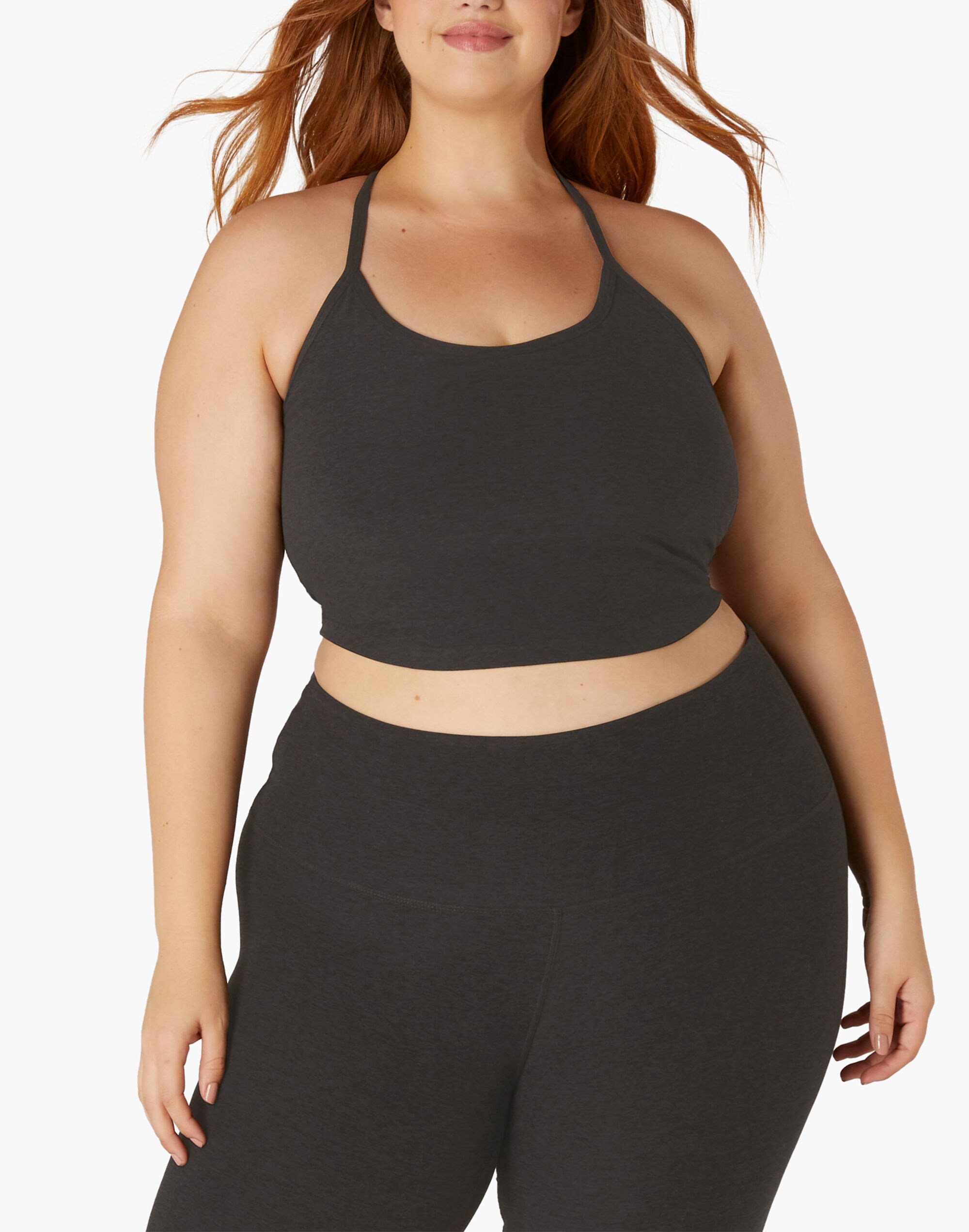 Beyond Yoga Plus Spacedye Slim Racerback Cropped Tank (1X-4X)