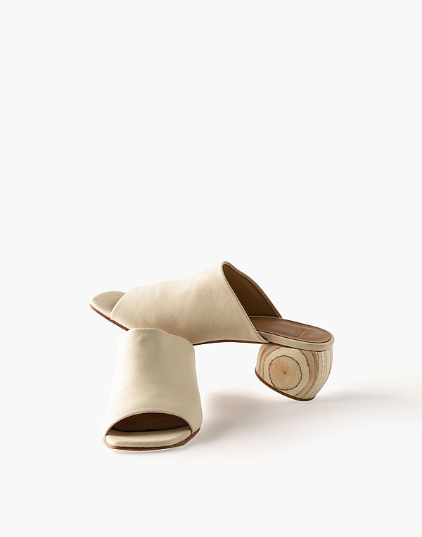 HUMA BLANCO Leather Milla Sandal Mules Madewell Heels Womens sandals Womens heels
