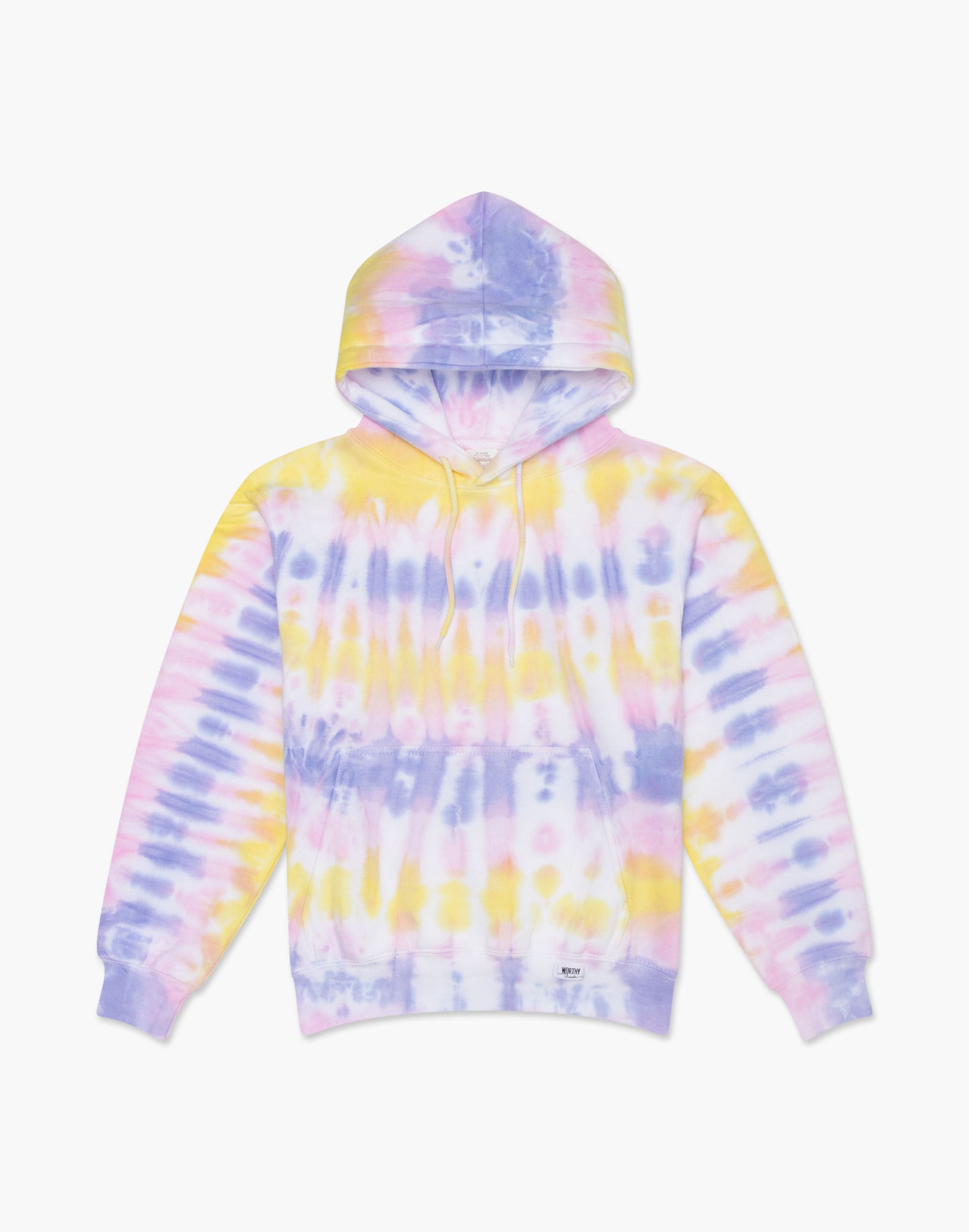 worthy threads&trade; tie dye hoodie in sunset