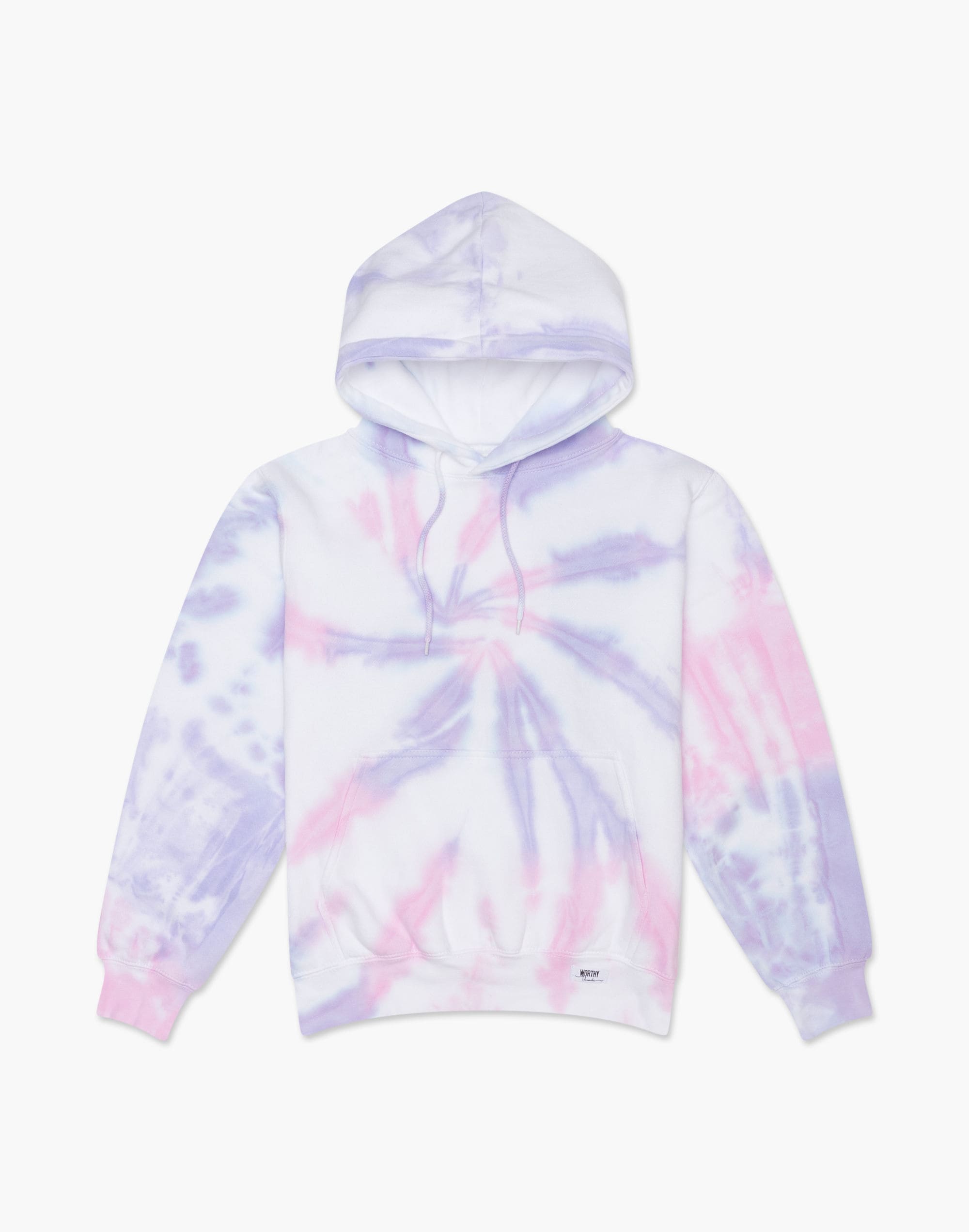 worthy threads&trade; tie dye hoodie in spun sugar