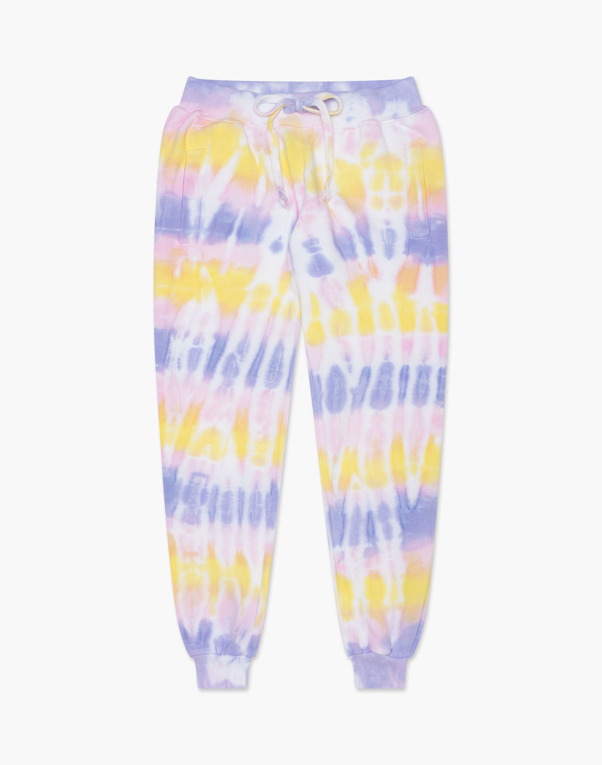 worthy threads tie dye joggers in sunset