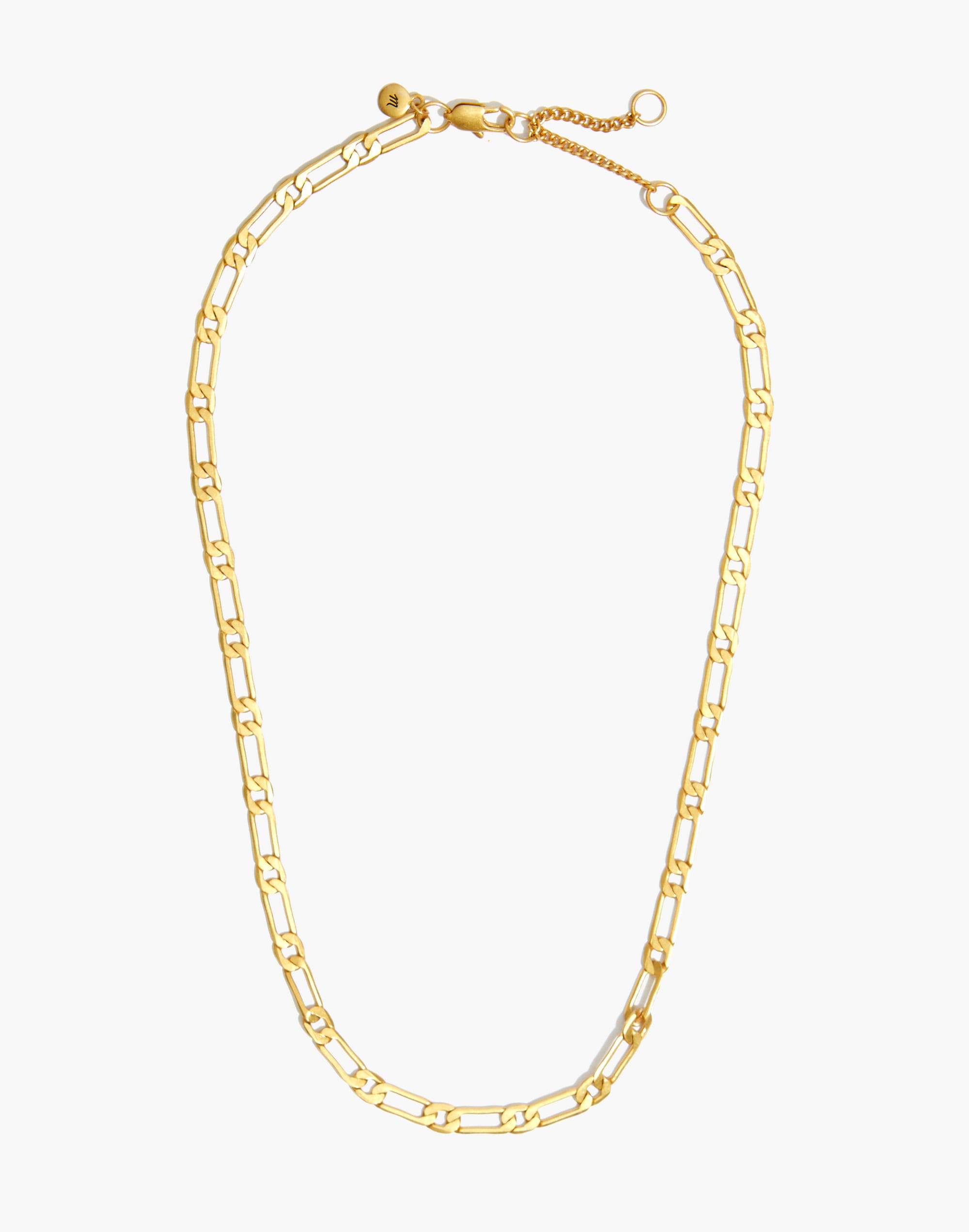 Flat Linked Chain Necklace