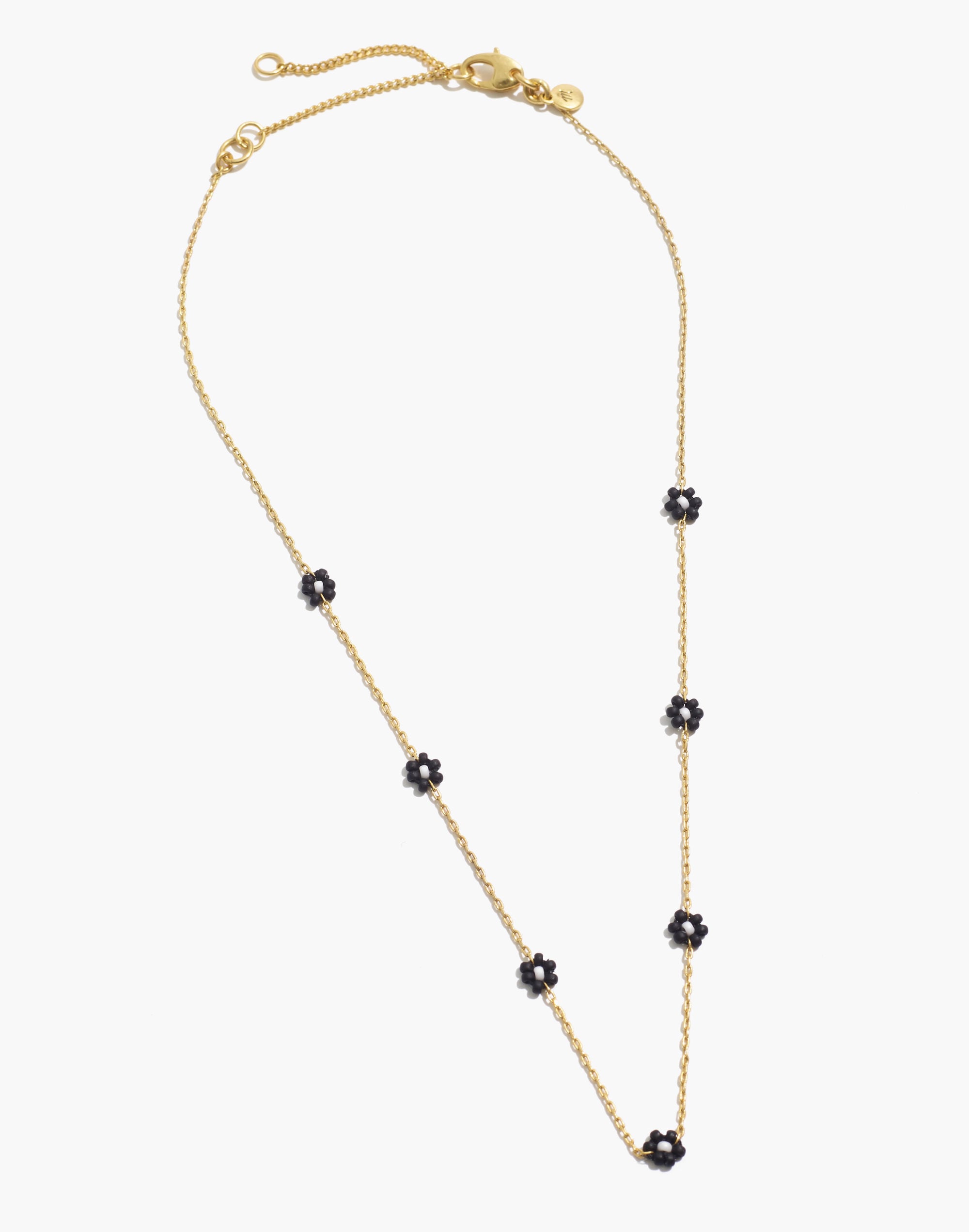 Seed Bead Daisy Chain Necklace