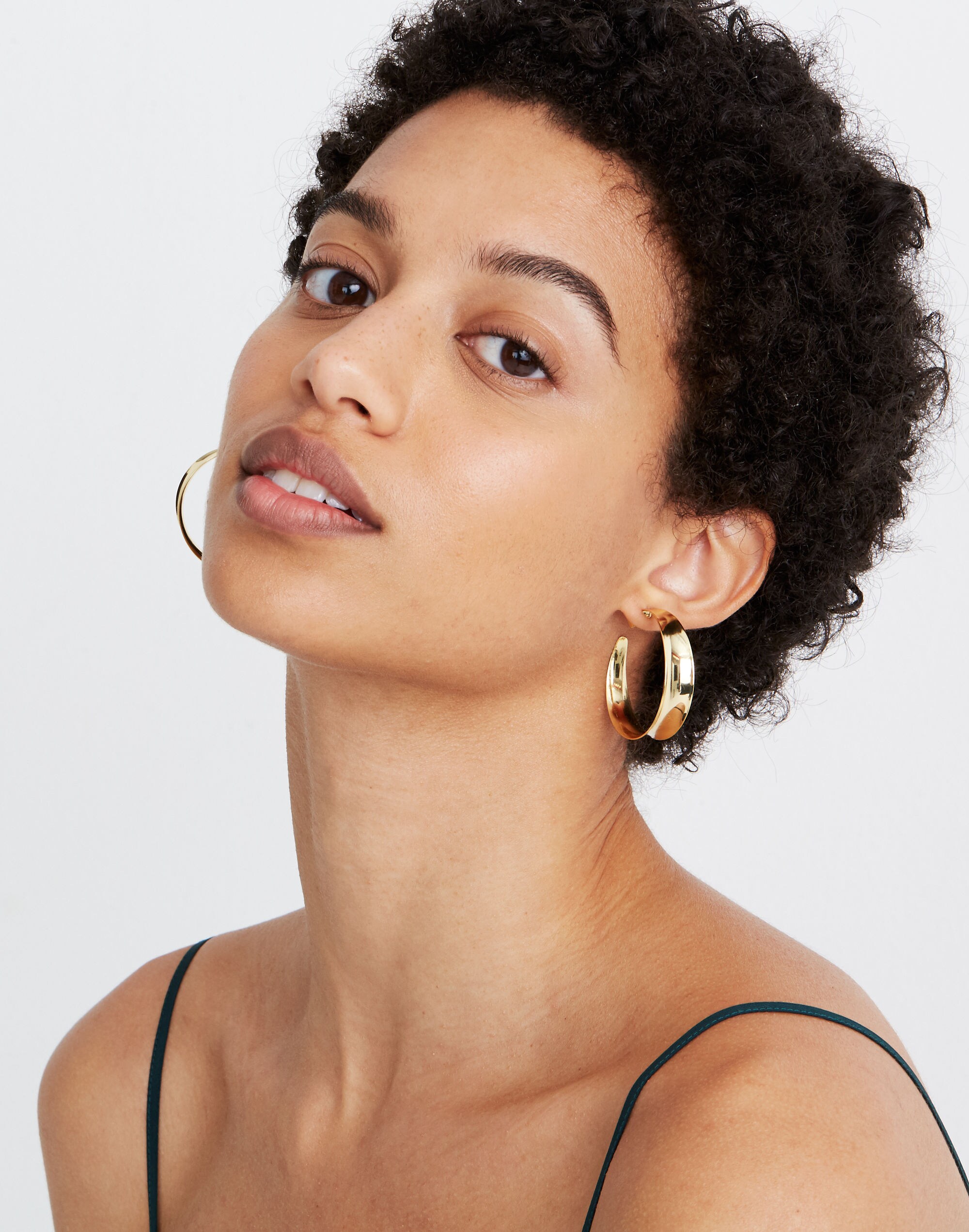 Sculptural Statement Hoop Earrings