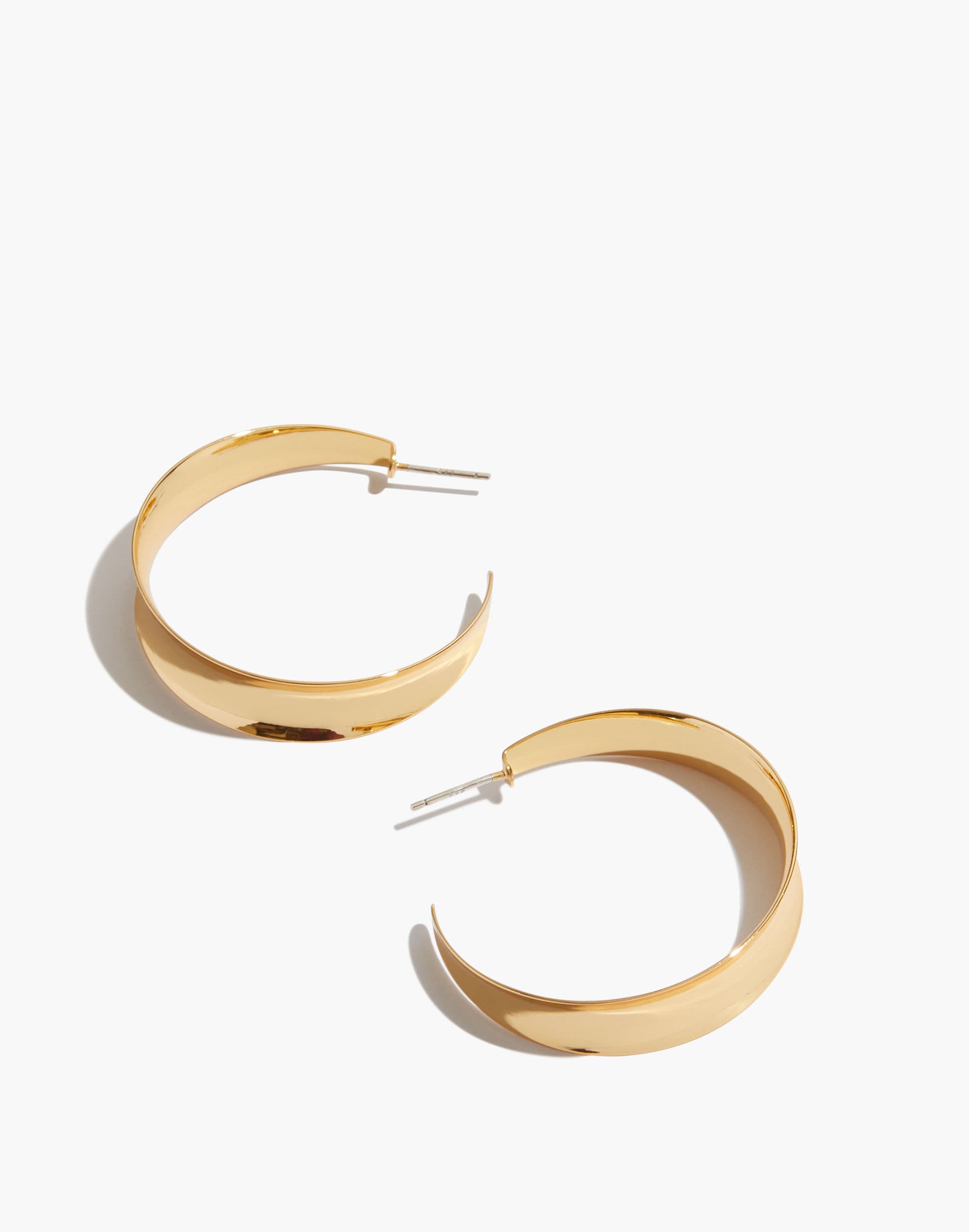 Sculptural Statement Hoop Earrings