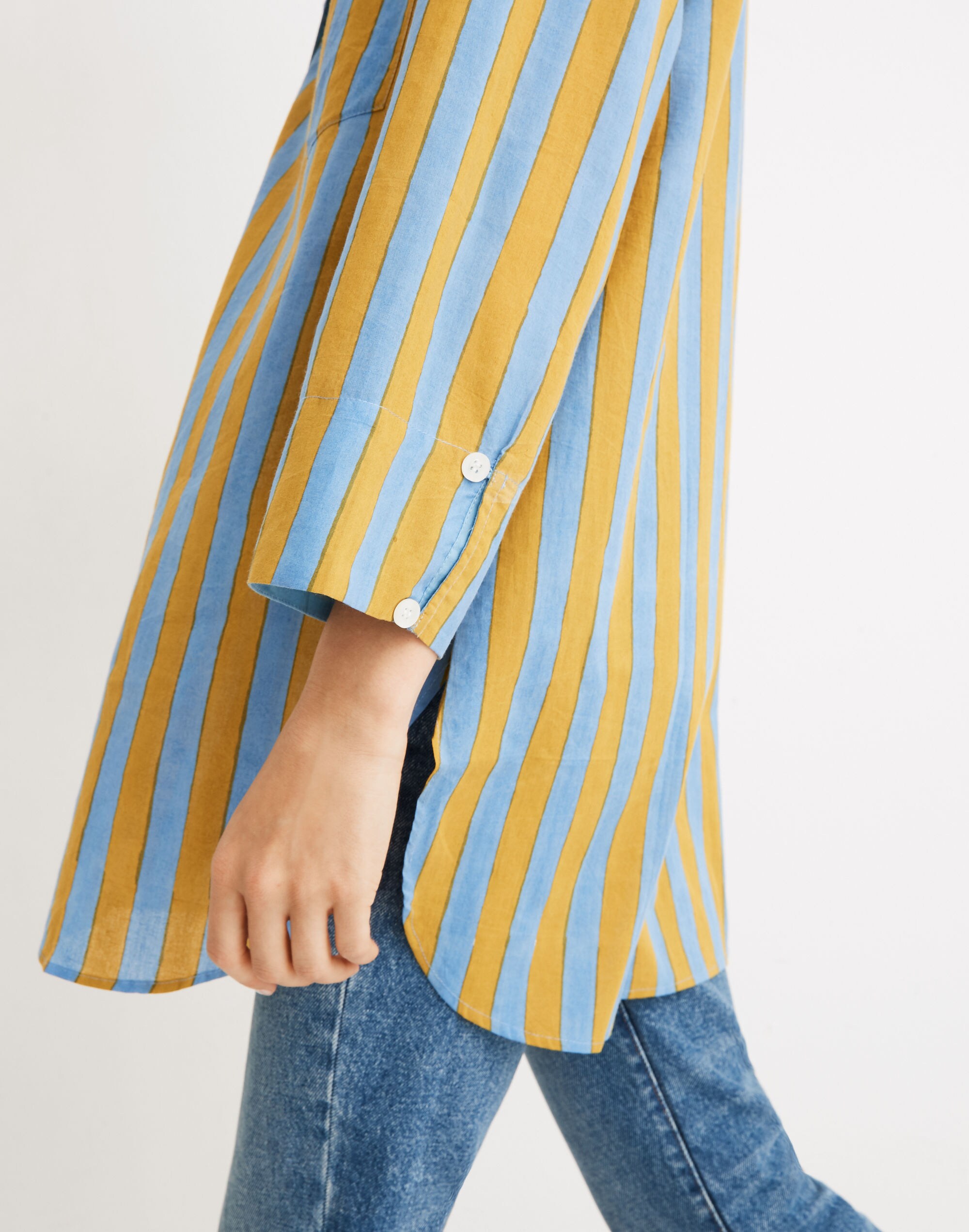 Madewell x SZ Blockprints&trade; Striped Guru Top