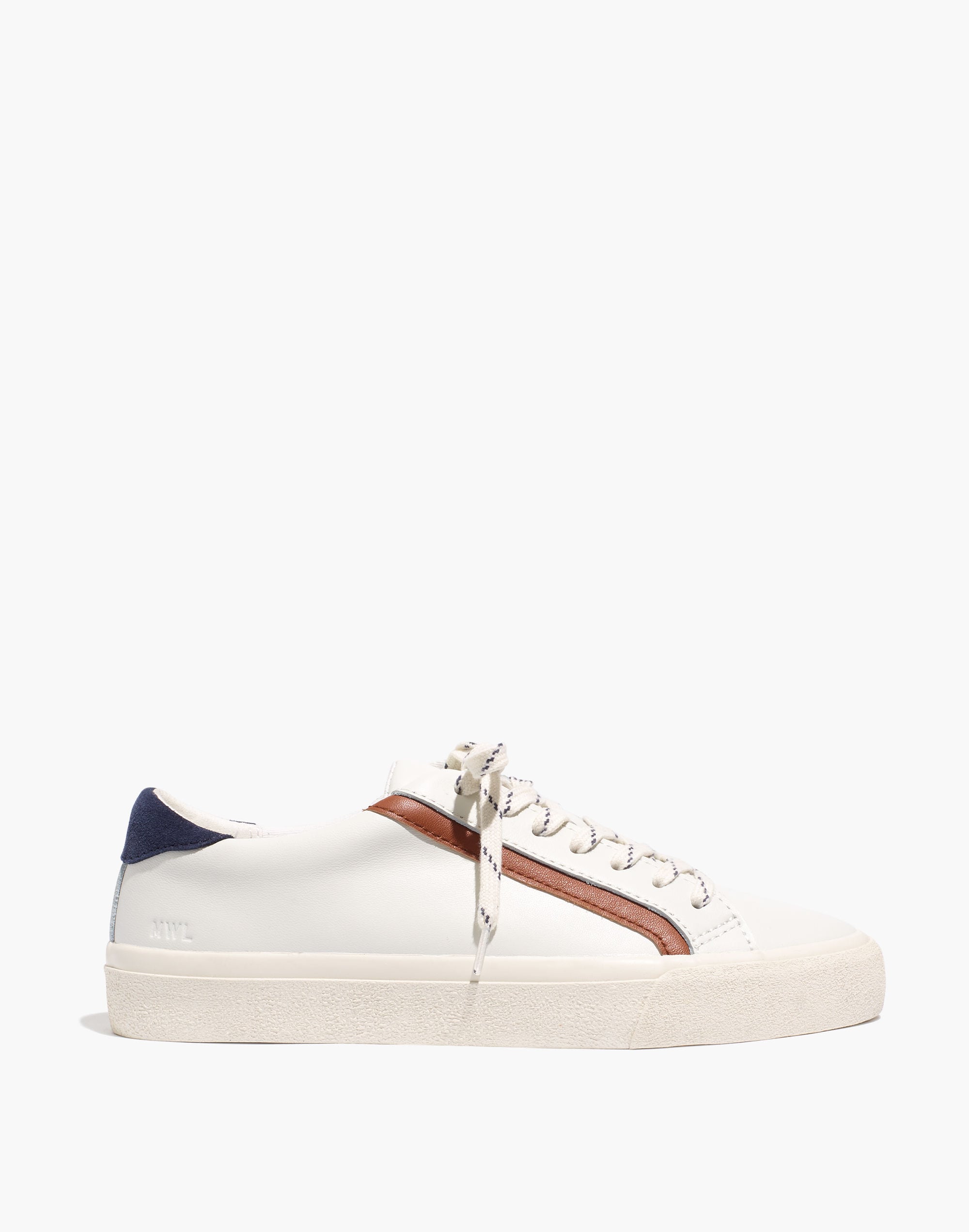 Sidewalk Low-Top Sneakers in Leather and Suede
