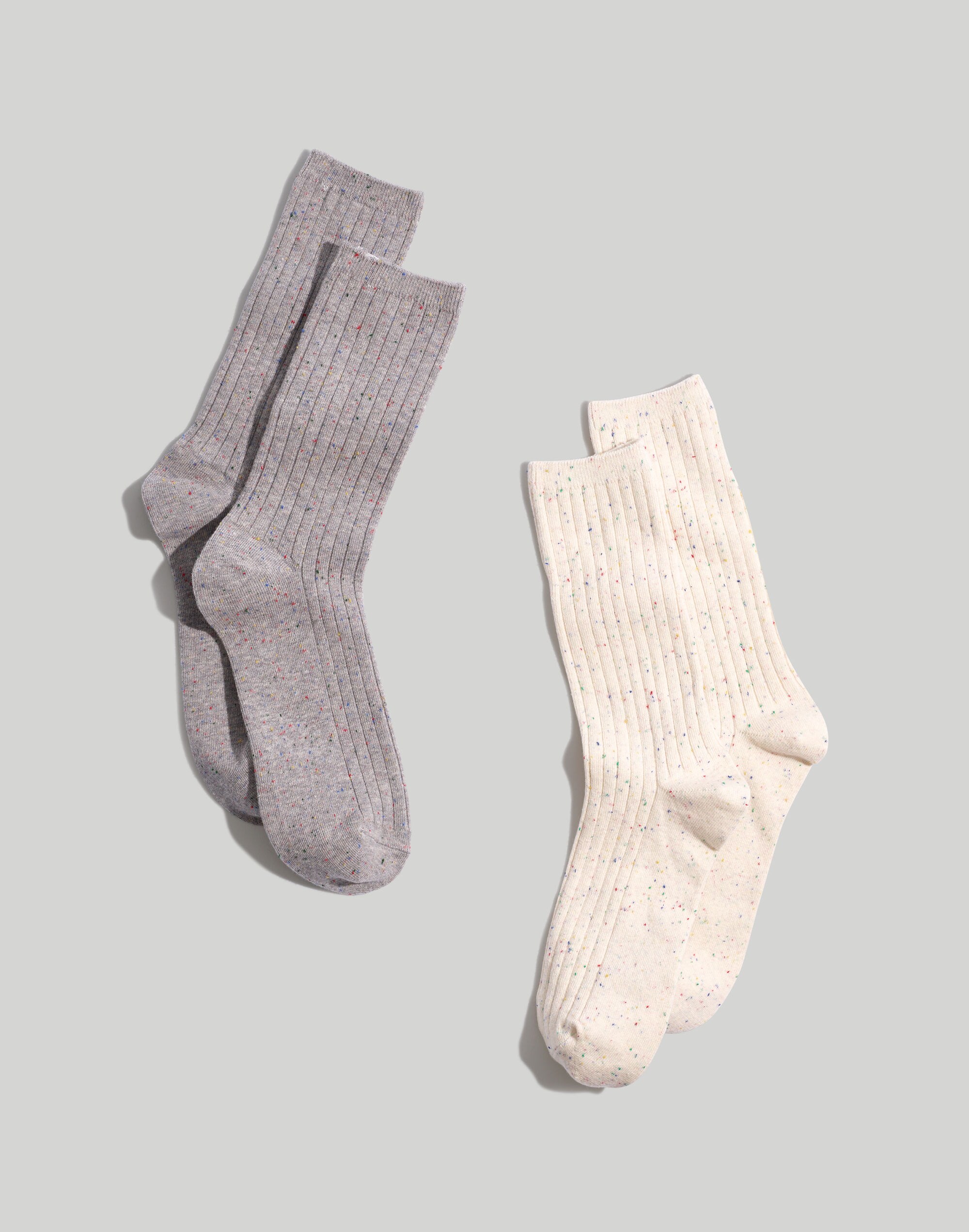 Two-Pack Confetti Trouser Socks