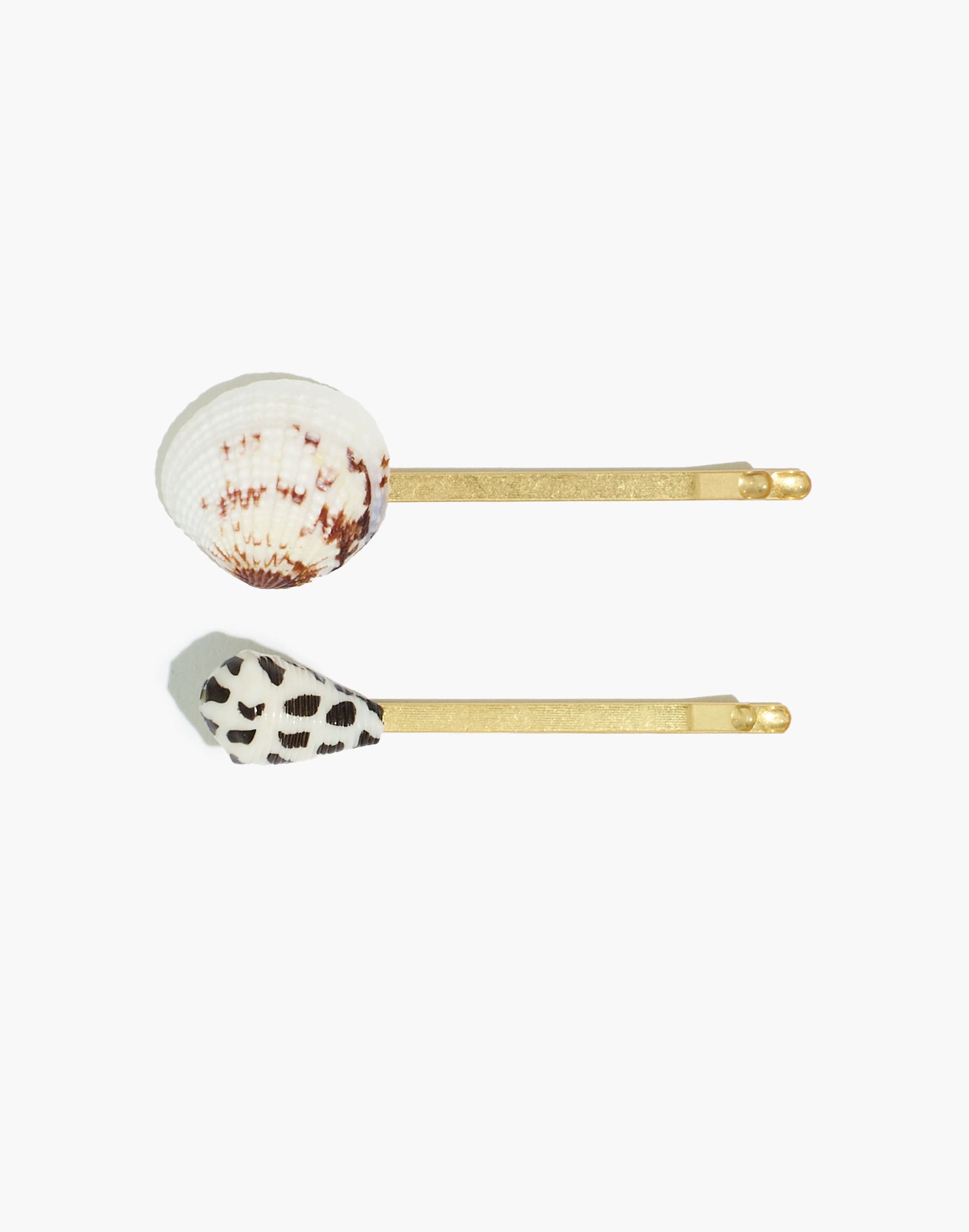 Two-Pack Faux-Shell Hair Pins