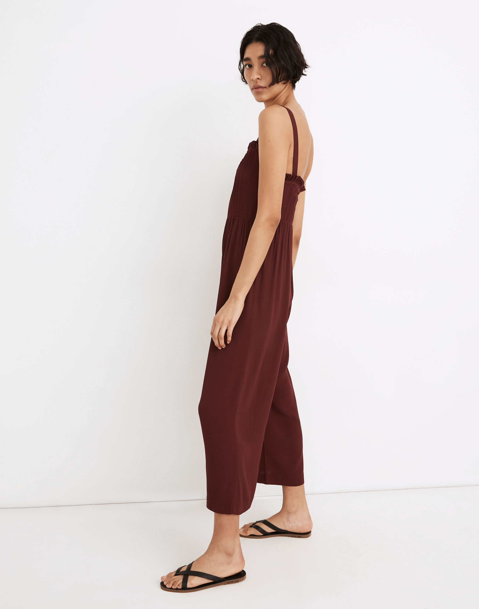 Pintuck Cami Jumpsuit
