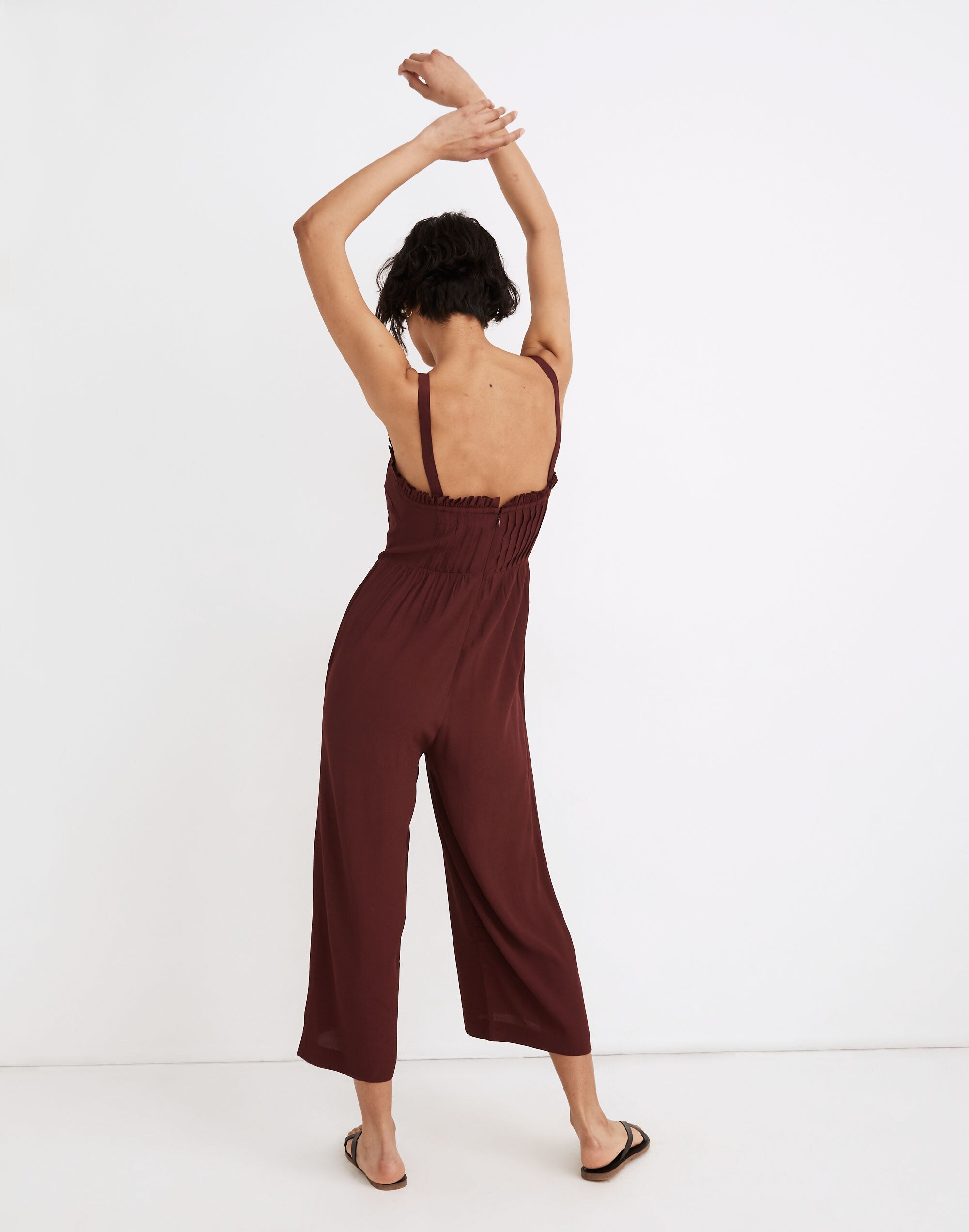 Pintuck Cami Jumpsuit