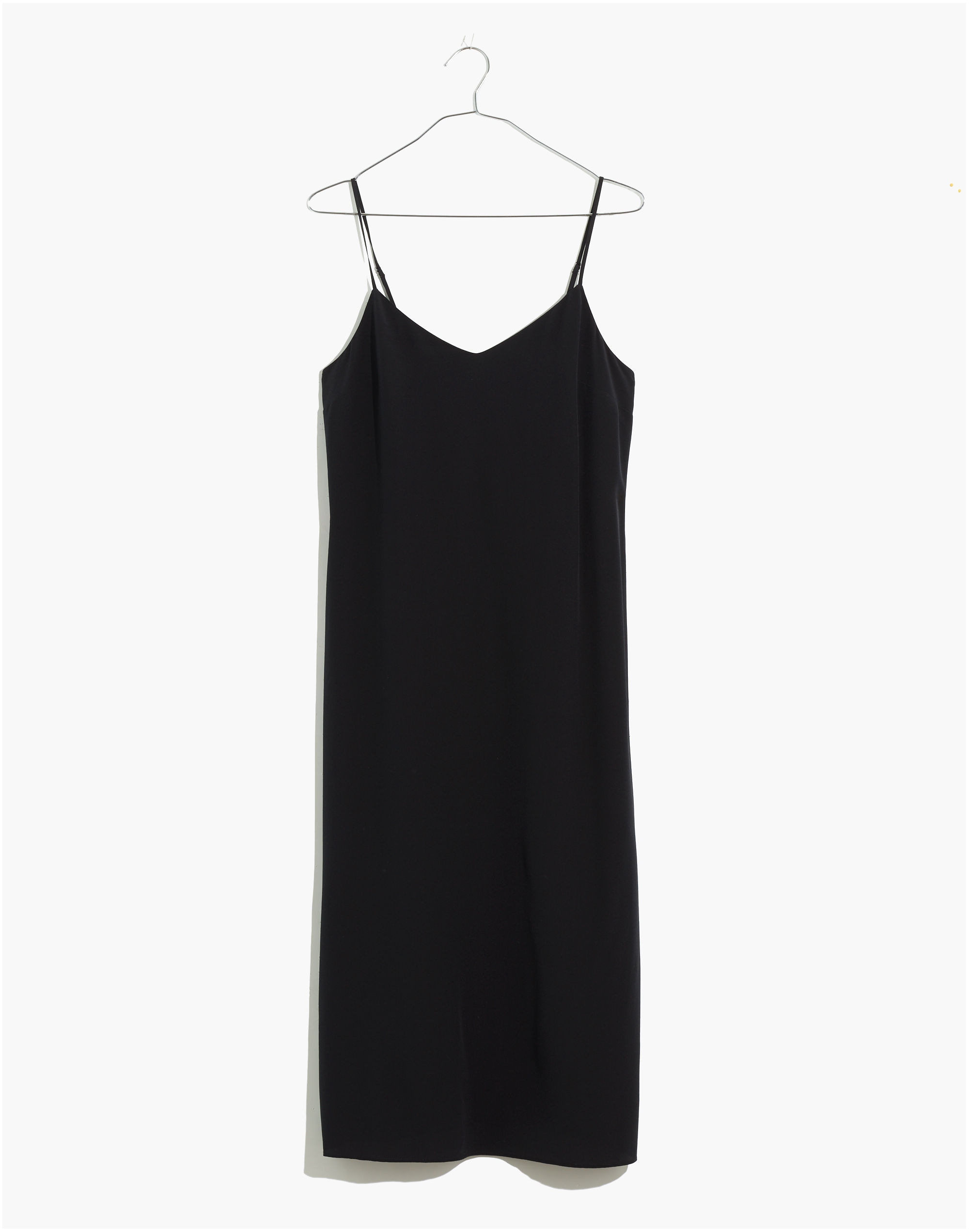 Silk Eva Side-Slit Slip Dress