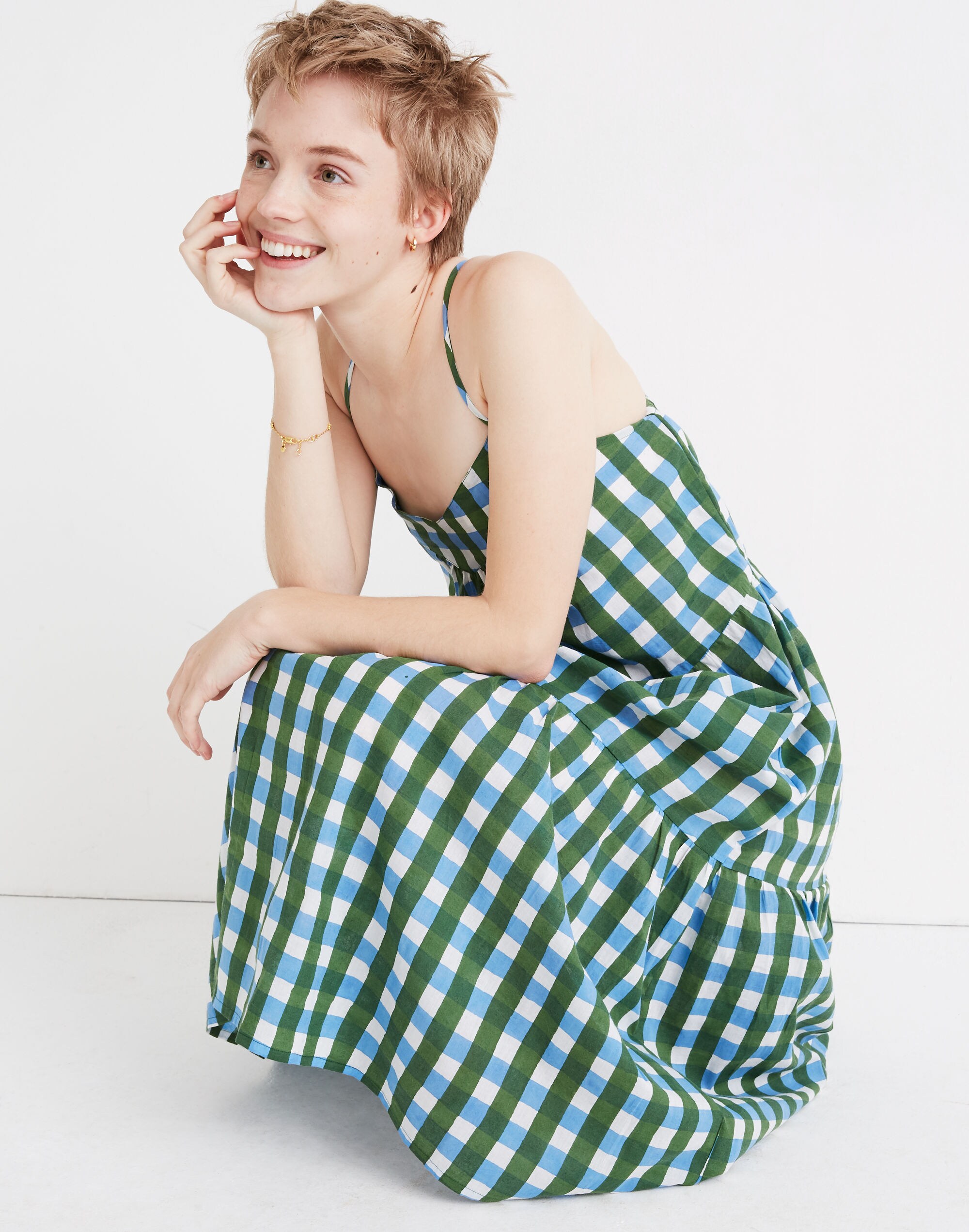 Madewell x SZ Blockprints&trade; Tiered Dress