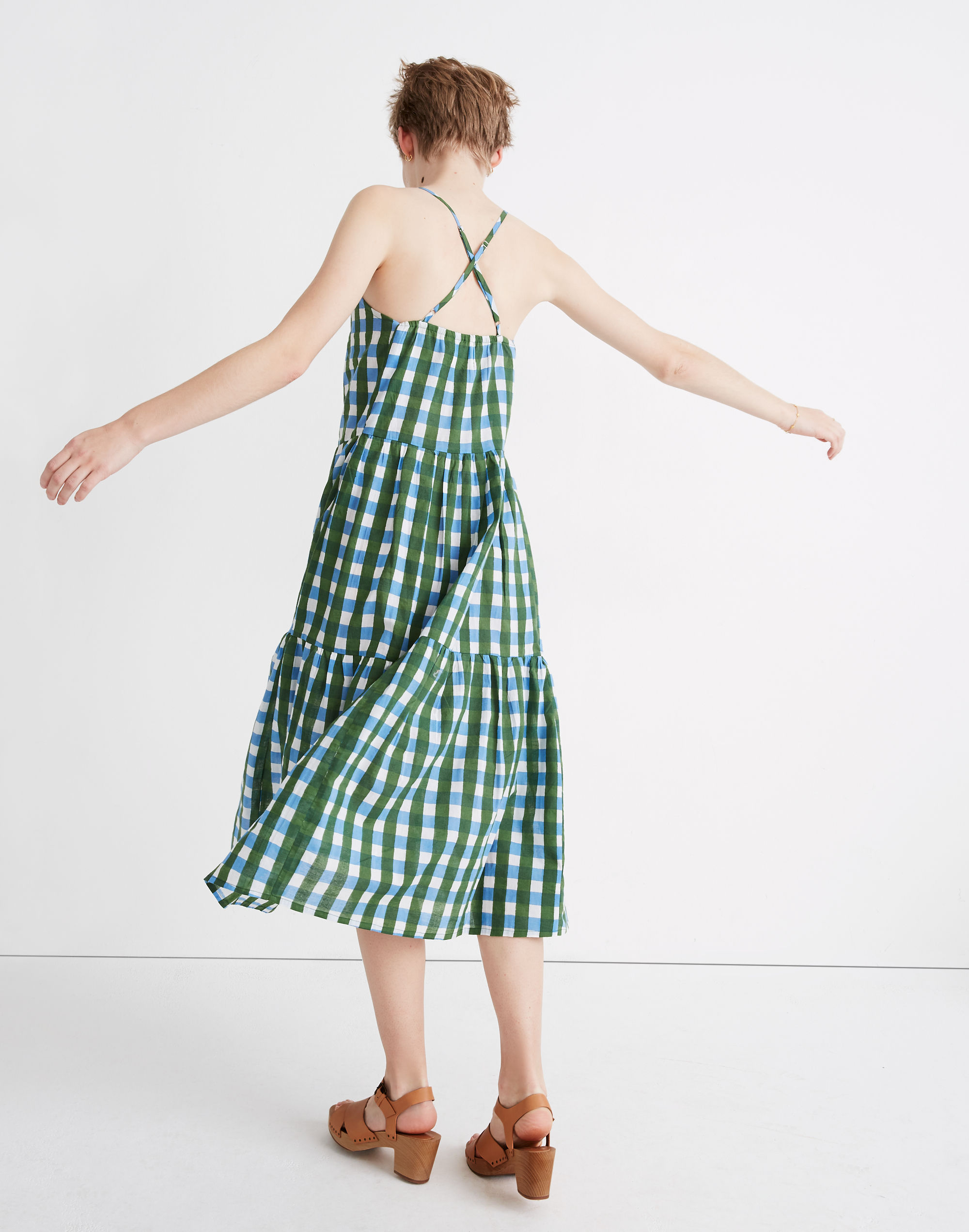 Madewell x SZ Blockprints&trade; Tiered Dress