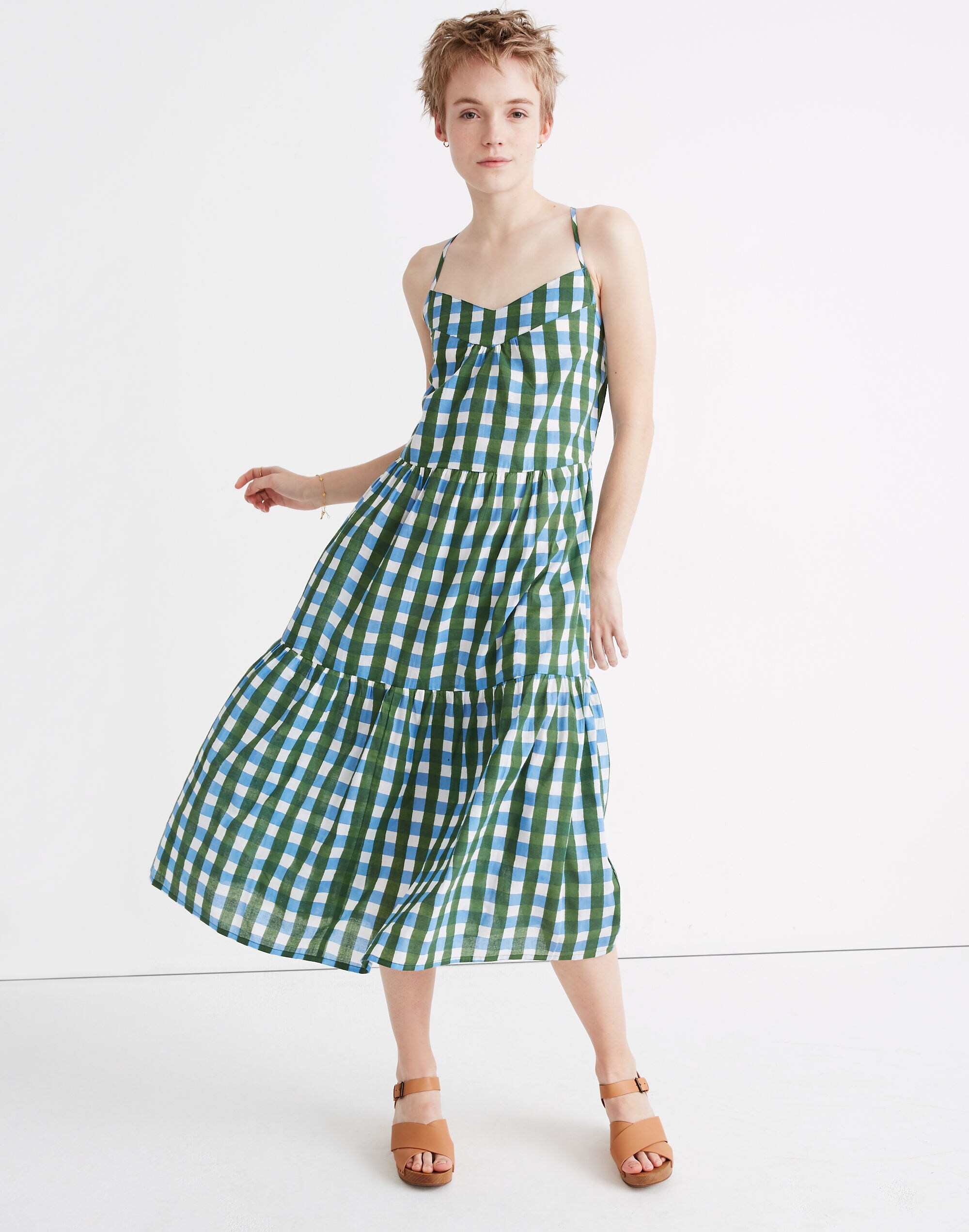 Madewell x SZ Blockprints&trade; Tiered Dress