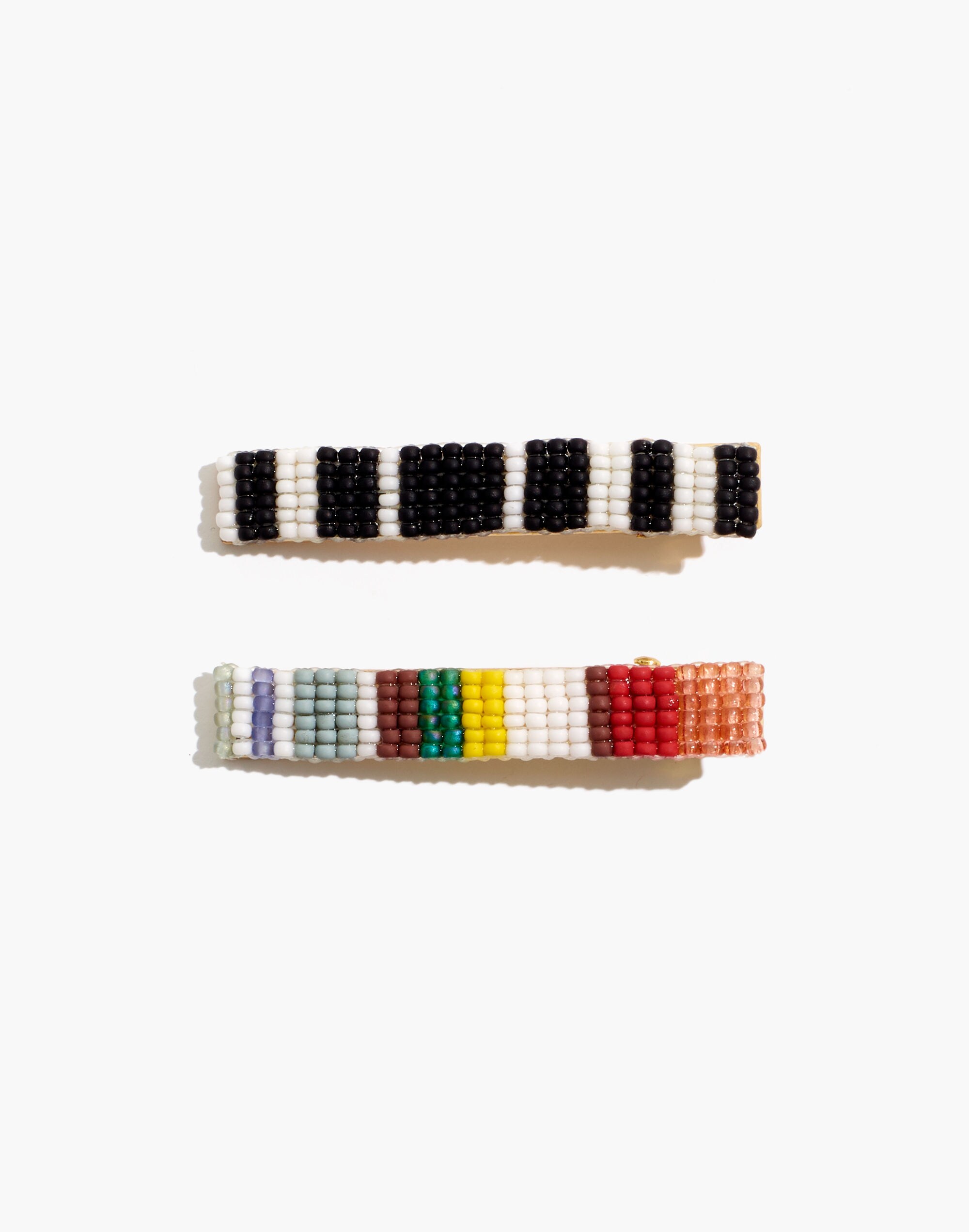Two-Pack Beaded Alligator Clips