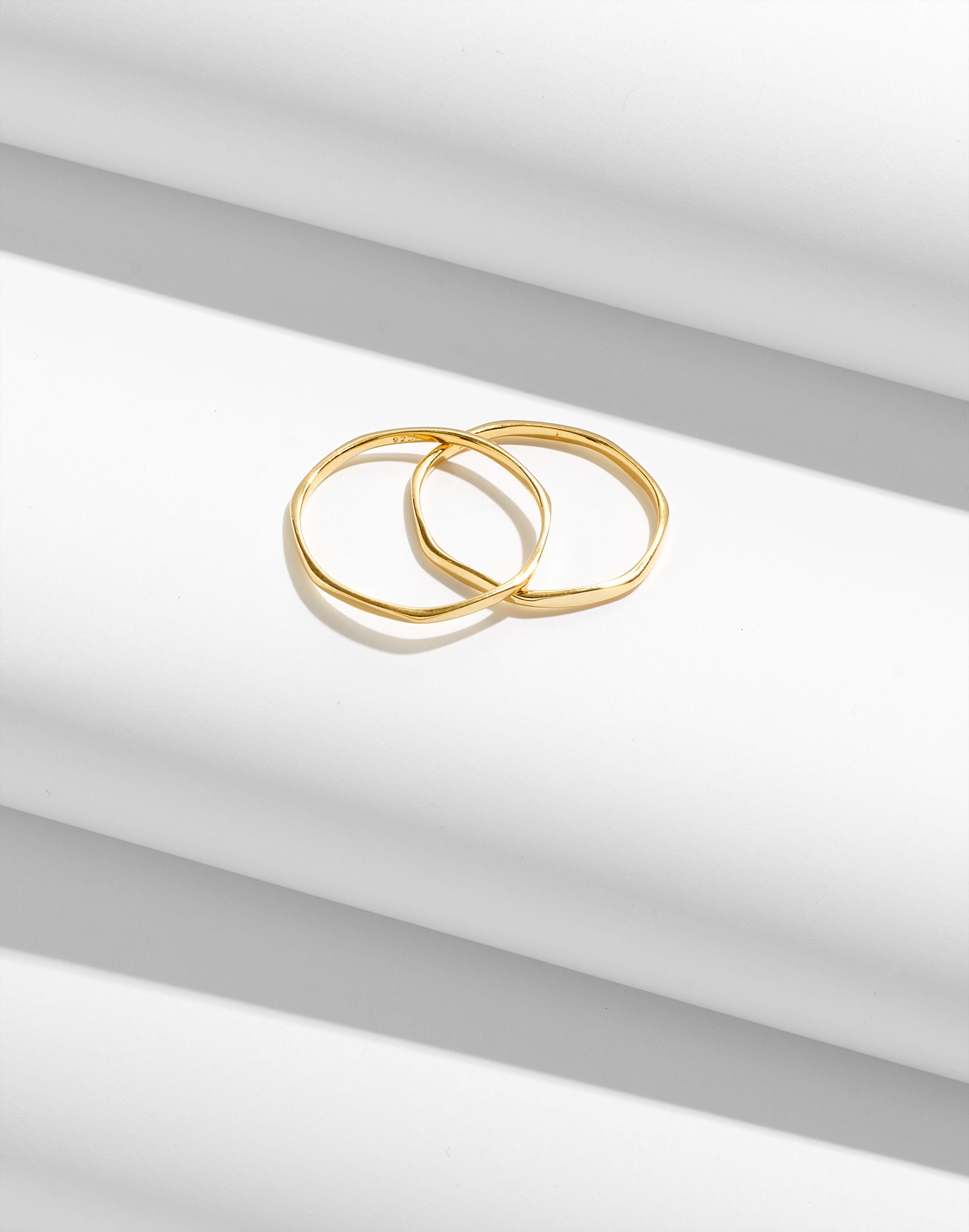 demi-fine skinny ring set