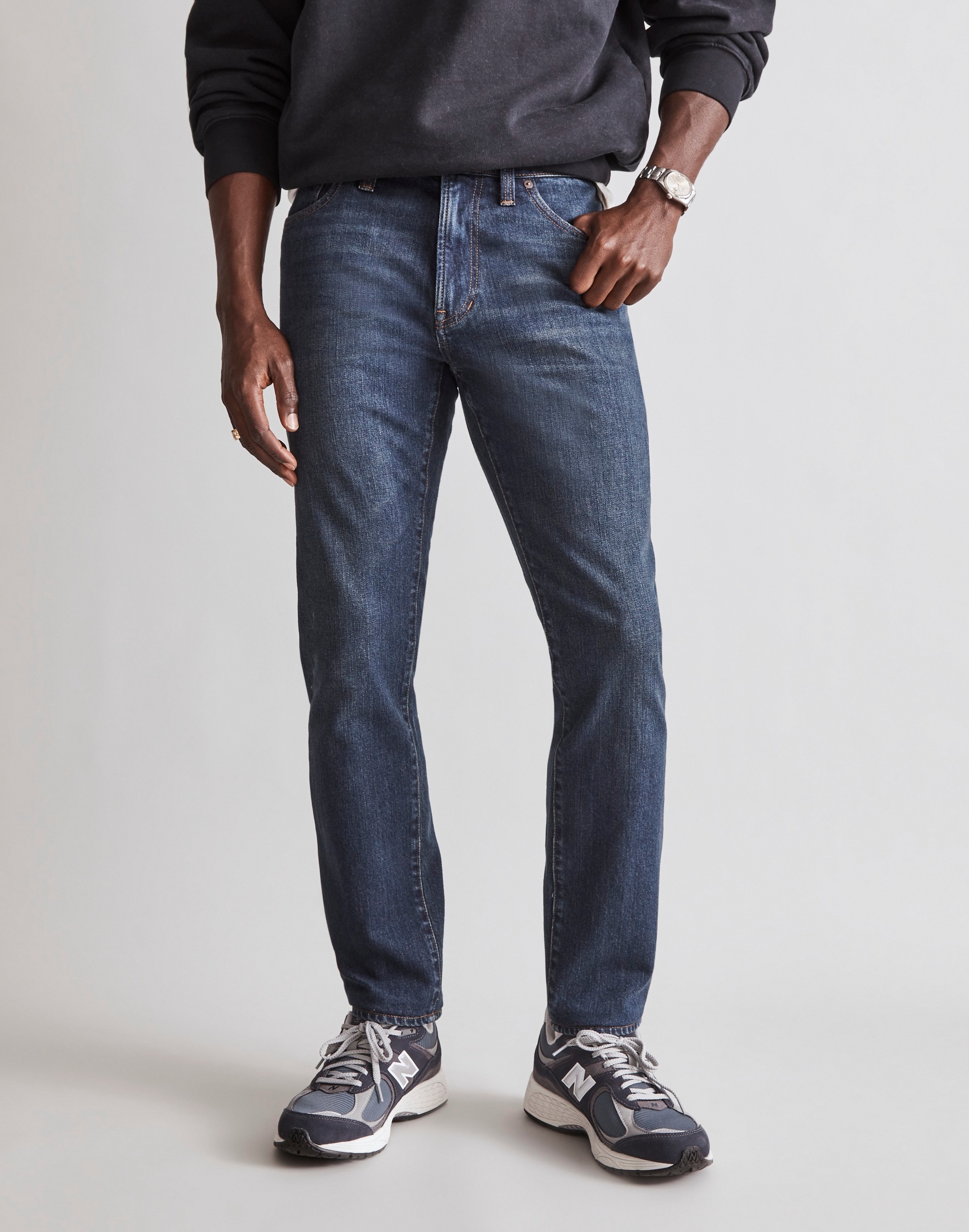 Athletic Slim Jeans Leeward Wash: COOLMAX® Denim Edition
