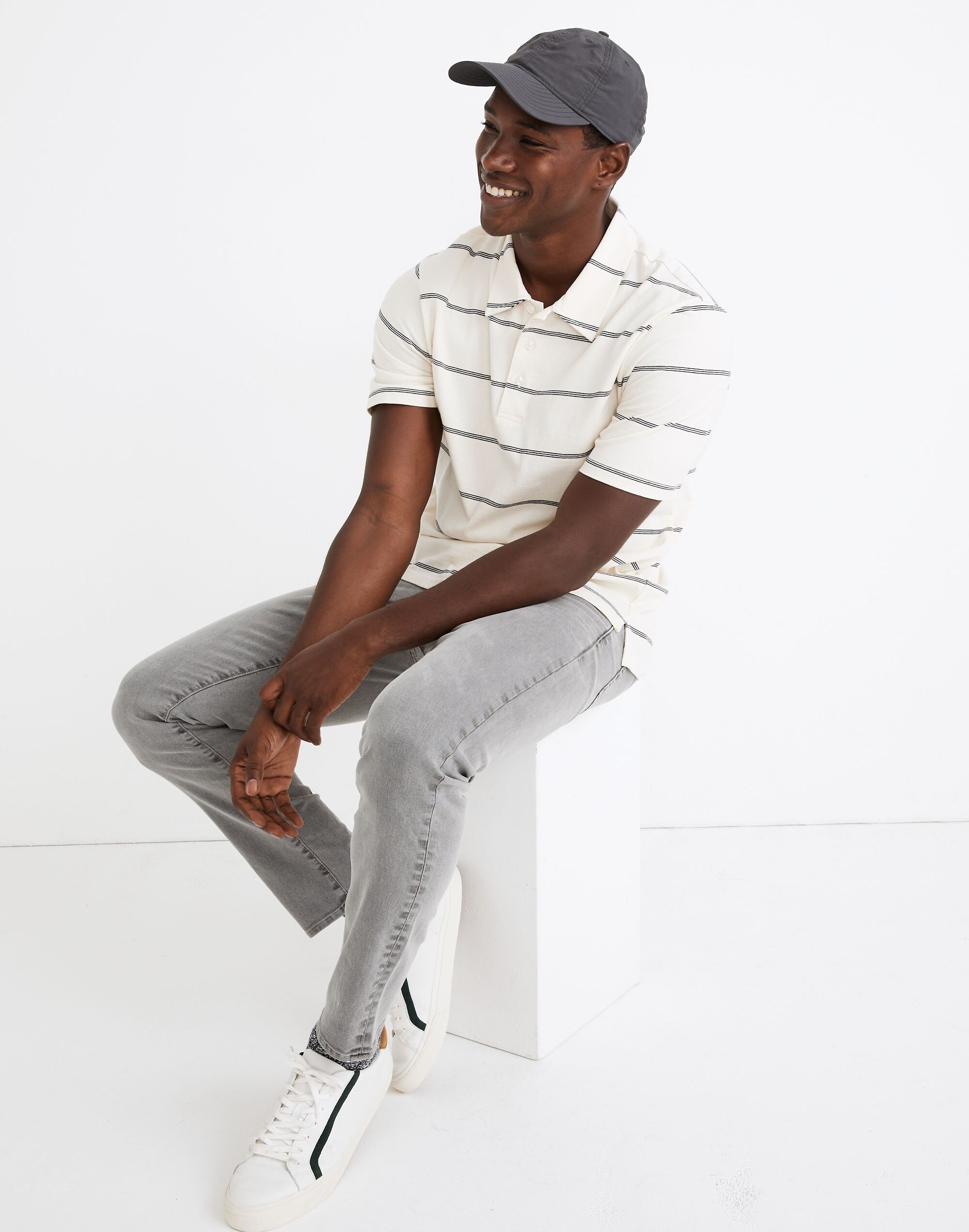 Garment-Dyed Athletic Slim Everyday Flex Jeans