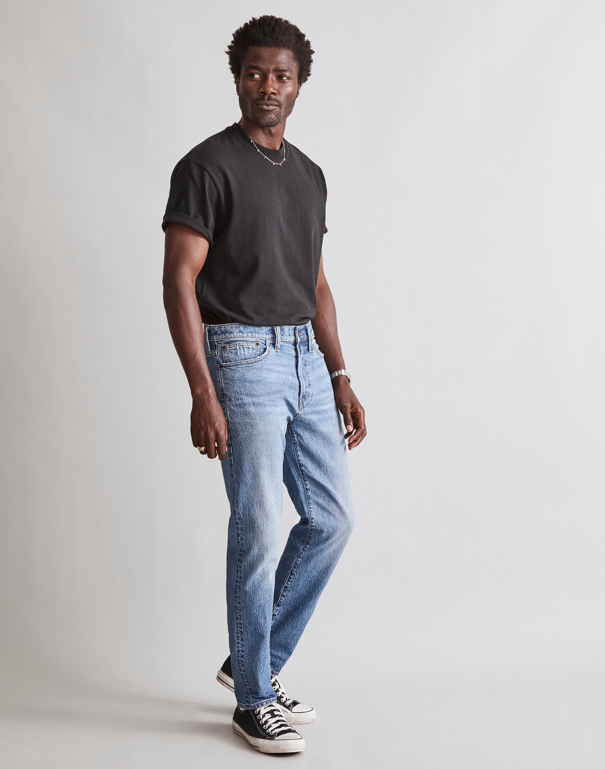 Relaxed Taper Jeans Marcey Wash