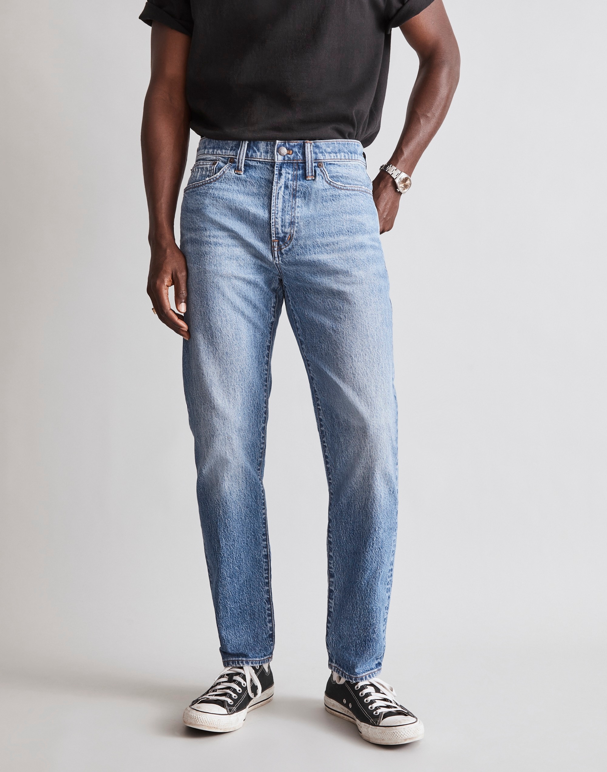 Relaxed Taper Jeans Marcey Wash