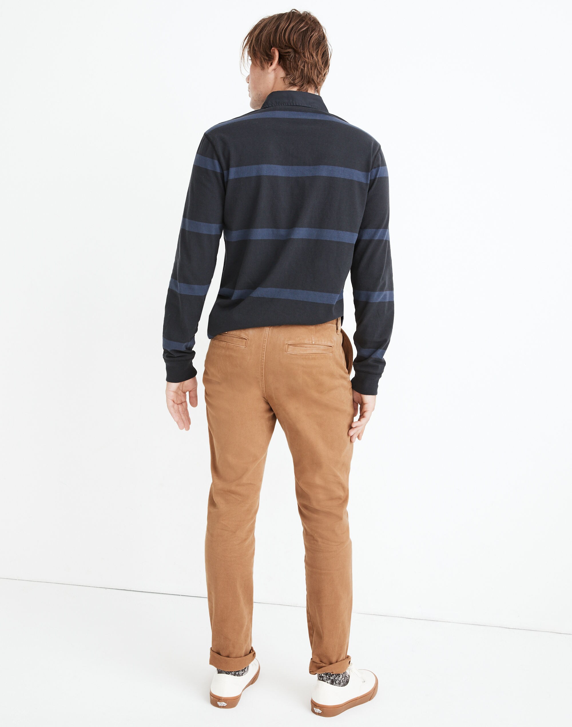 Slim Brushed Chino Pants