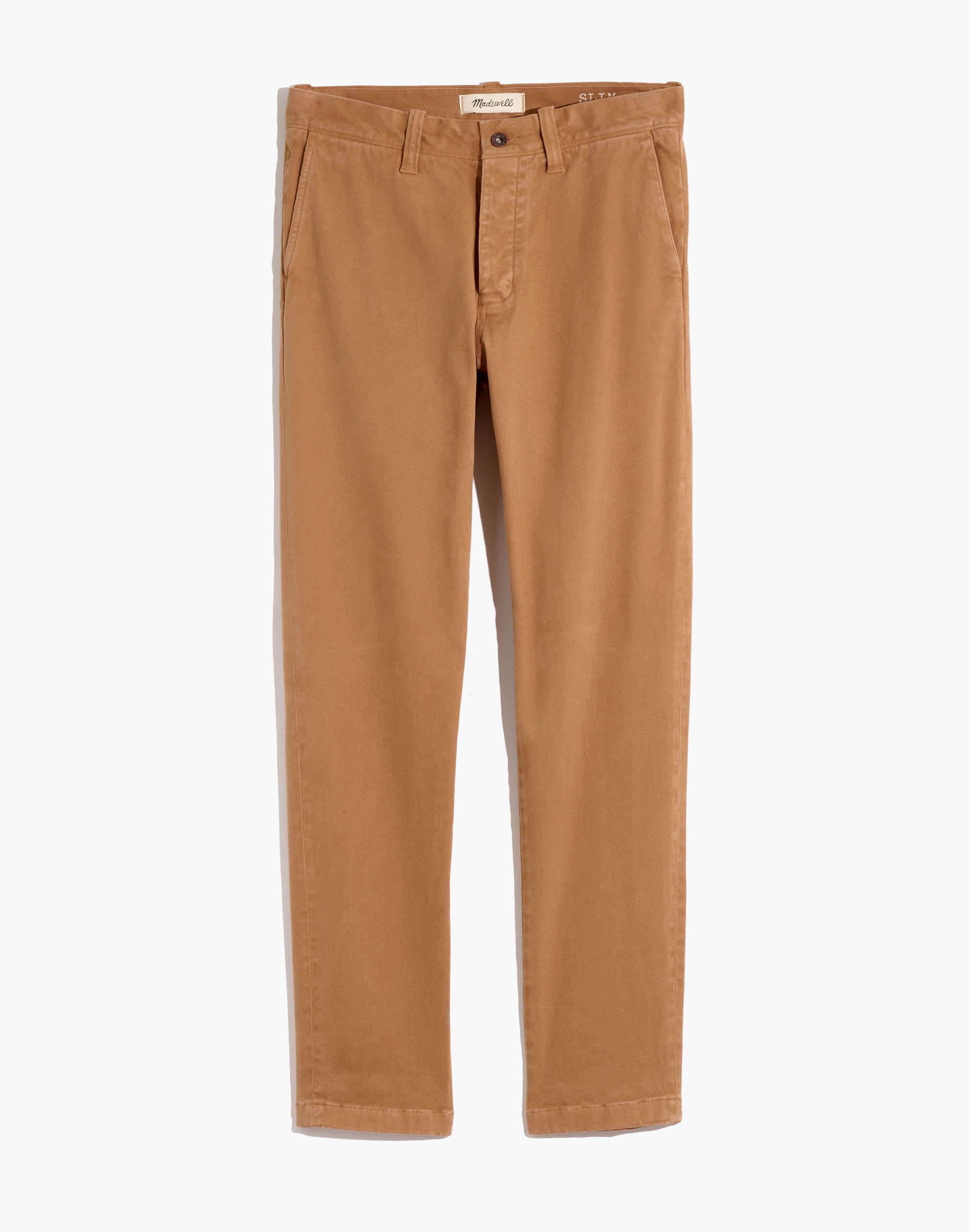 Slim Brushed Chino Pants
