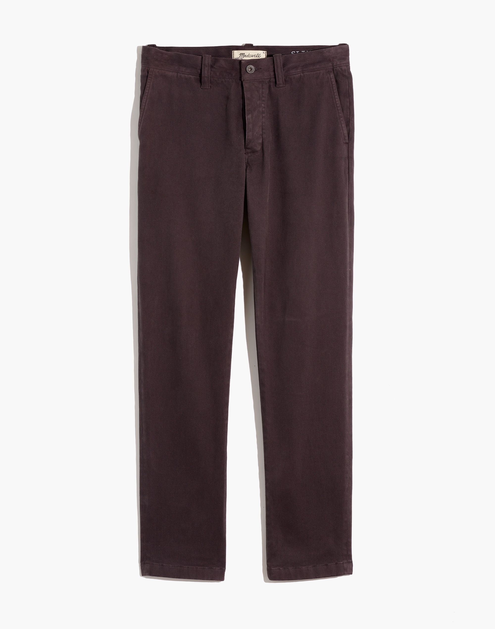 Slim Brushed Chino Pants