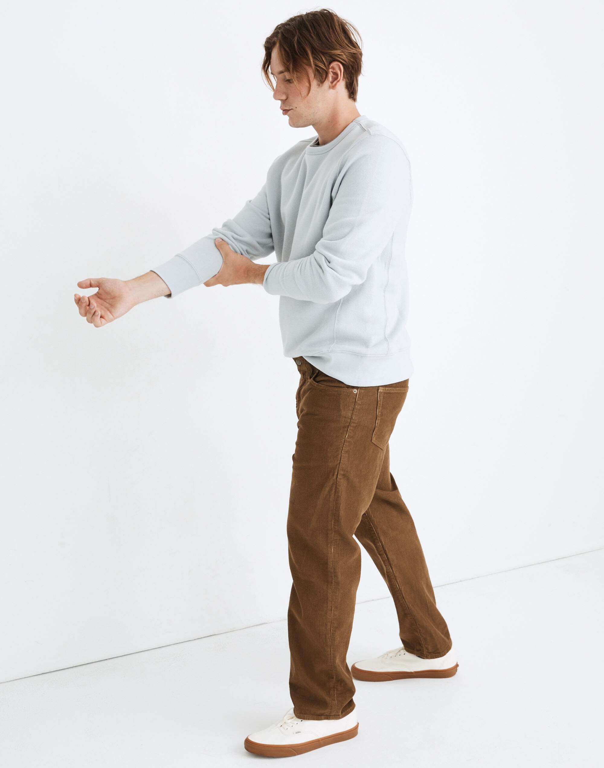 Relaxed Straight Corduroy Jeans