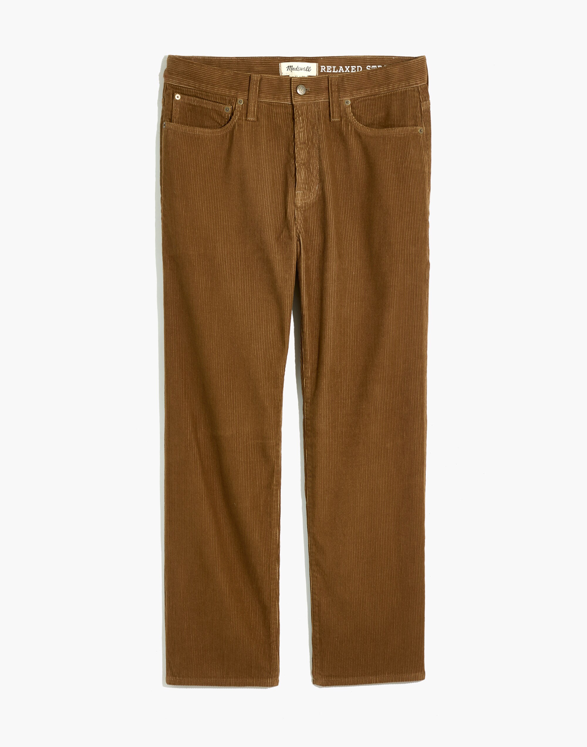 Relaxed Straight Corduroy Jeans