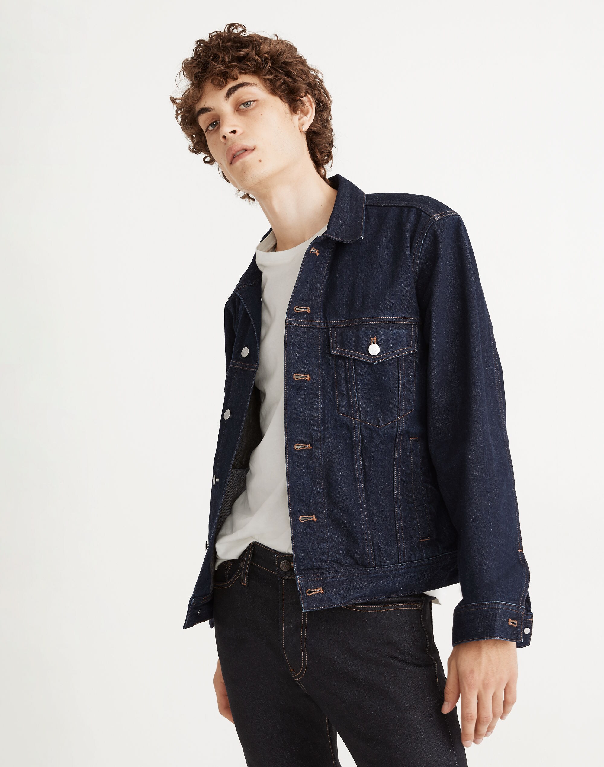 Classic Jean Jacket in Resin Rinse