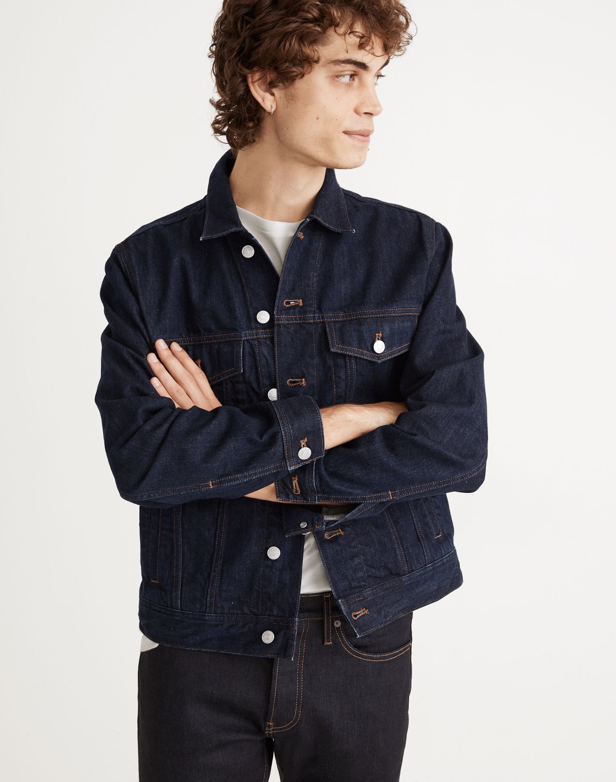 Classic Jean Jacket in Resin Rinse