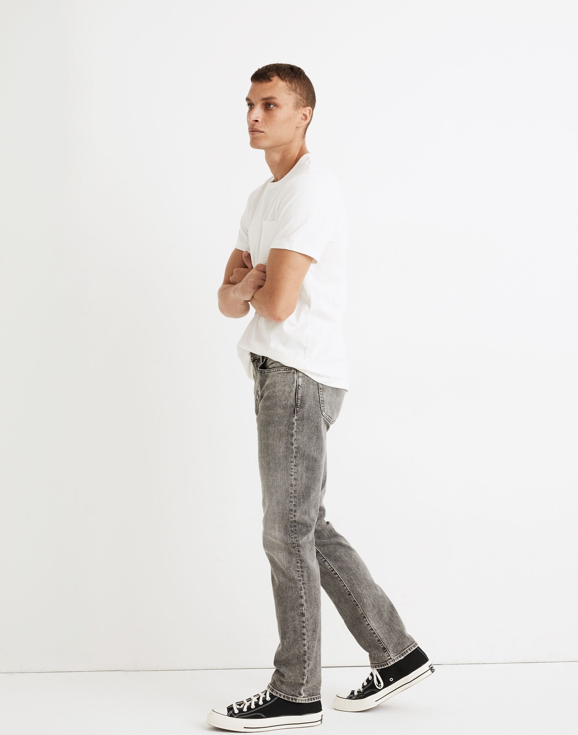 Slim Authentic Flex Jeans in Grayling Wash