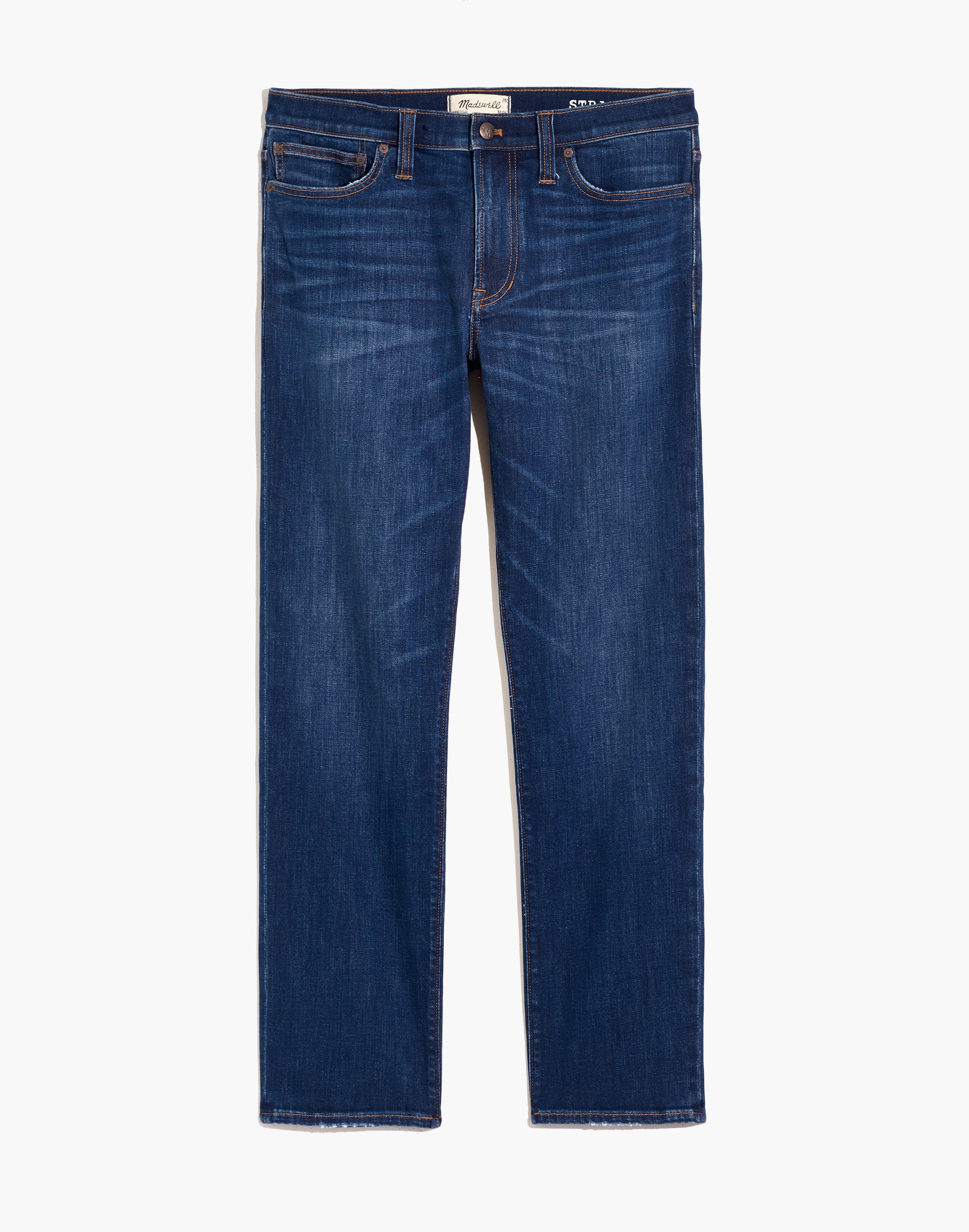 Straight Jeans in Leeward Wash: COOLMAX&reg; Denim Edition